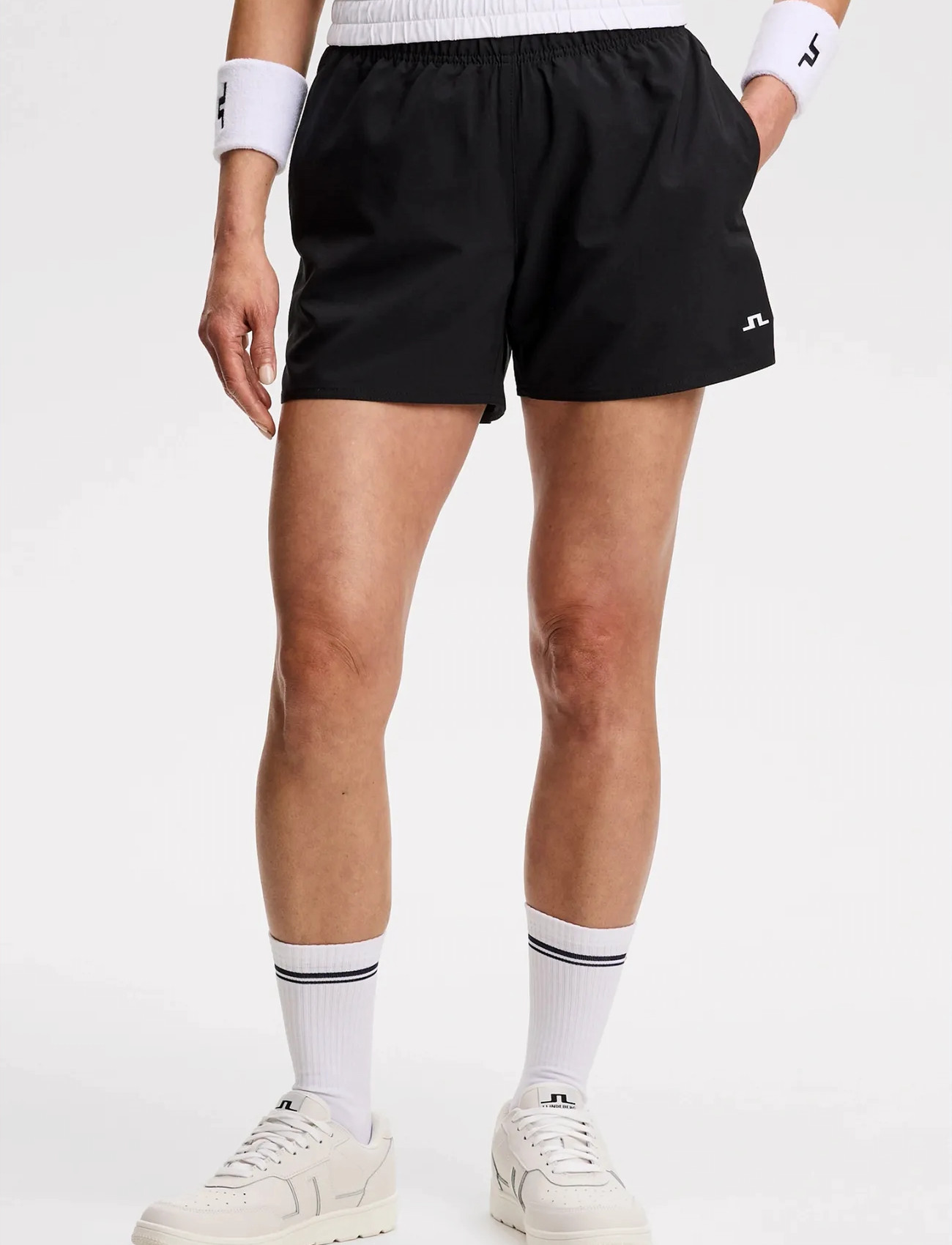 J. Lindeberg Pricilla Shorts, M, Black, Sport Shorts > Sport Training Shorts, Dame