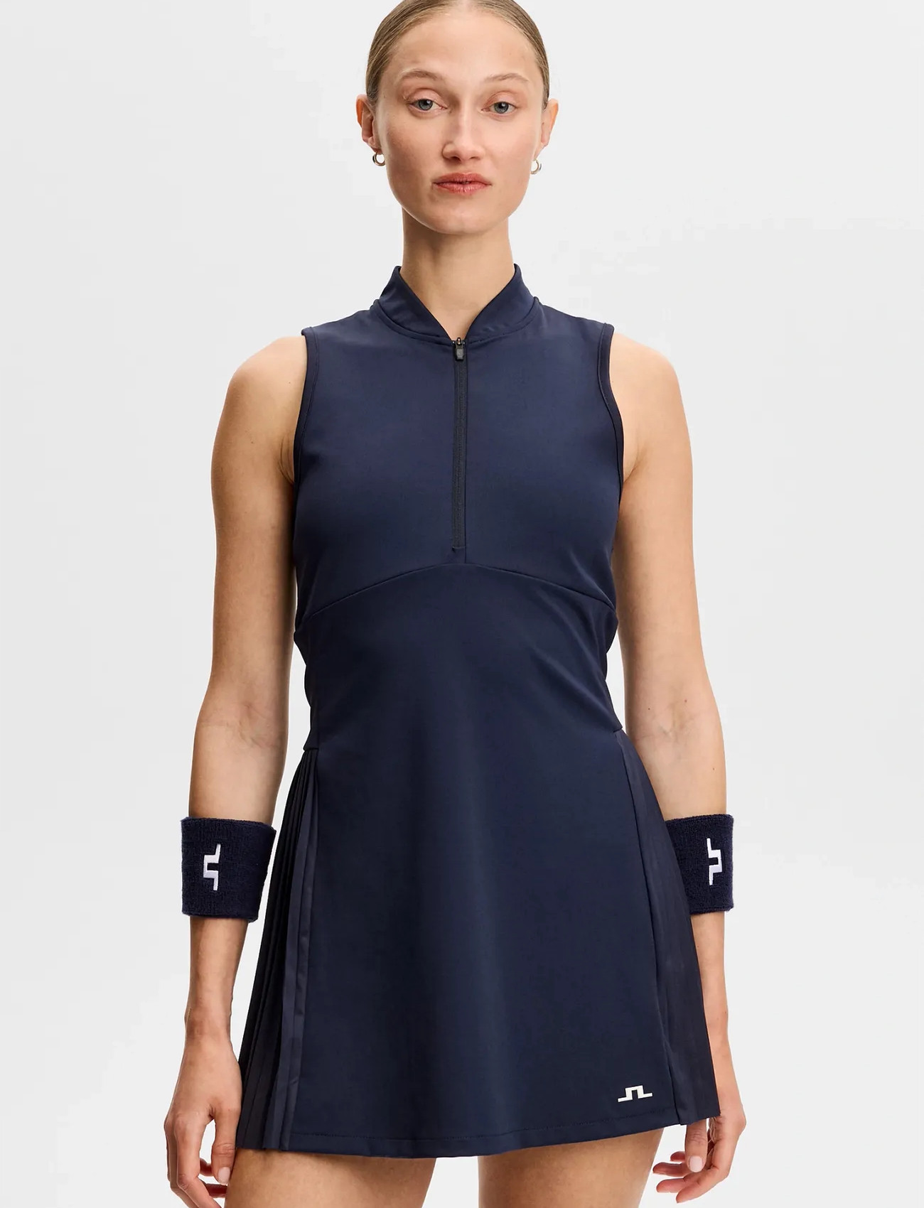 J. Lindeberg Shirley Dress, M, Navy, Sport Kjoler Og Nederdele > Sport Dresses, Dame