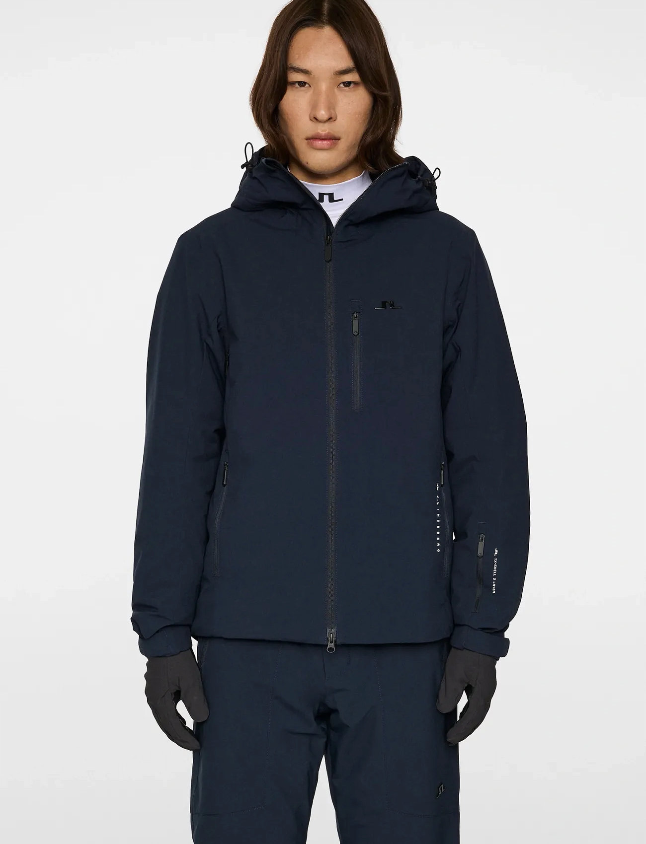 J. Lindeberg Ace Jacket, XXL, Navy, Sport Jackets > Sport Ski Jackets, Herre
