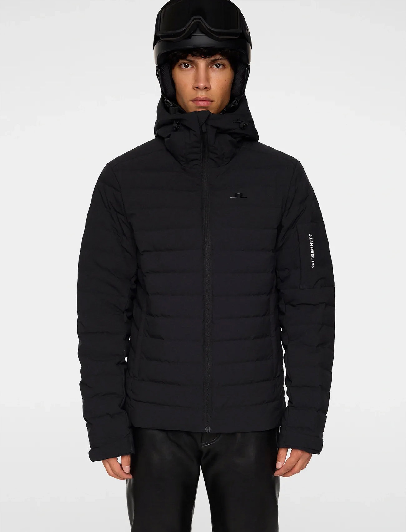 J. Lindeberg Thermic Down Jacket, XL, Black, Sport Jackets > Sport Ski Jackets, Herre