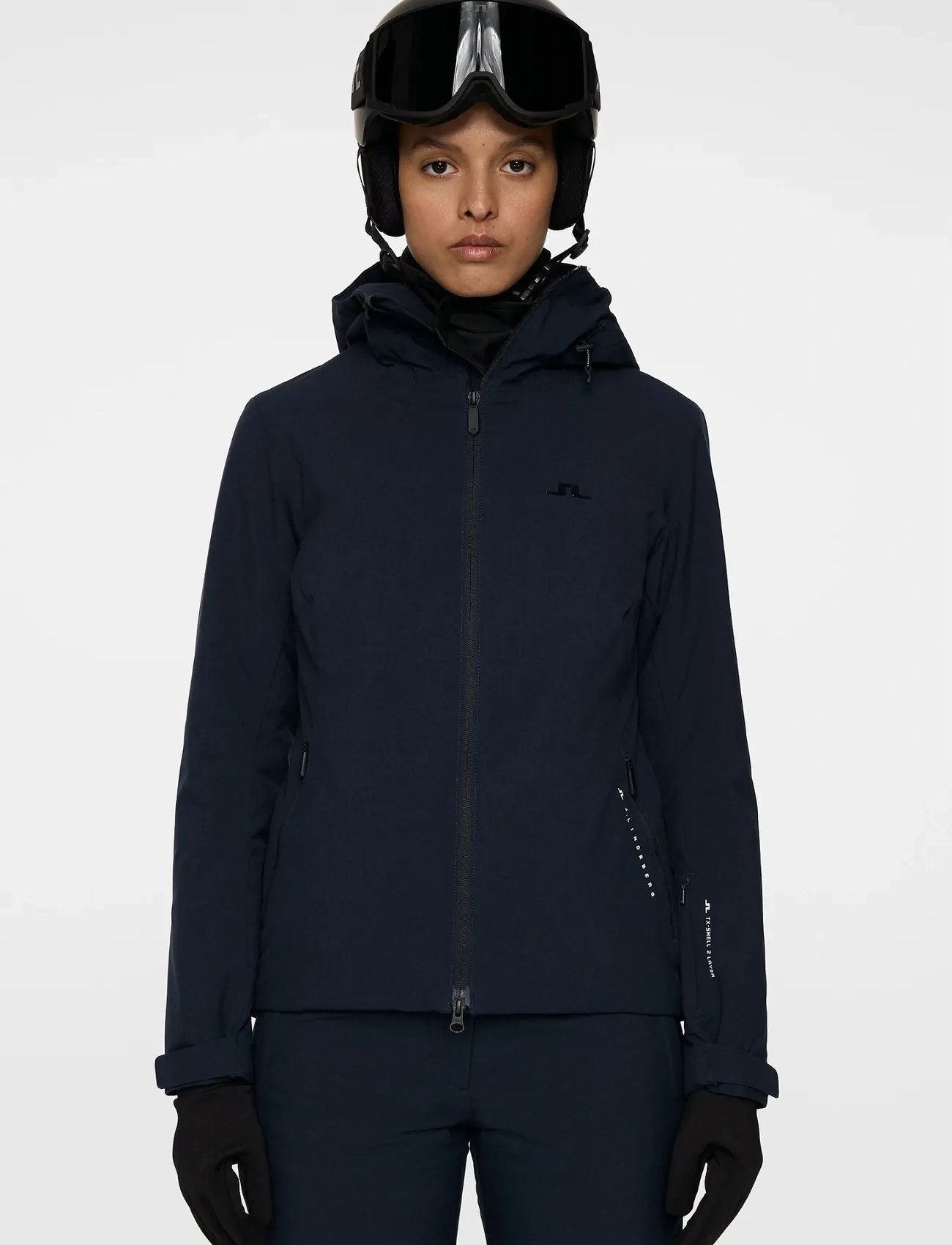 J. Lindeberg Starling Ski Jacket, XL, Navy, Sport Jackets > Sport Ski Jackets, Dame