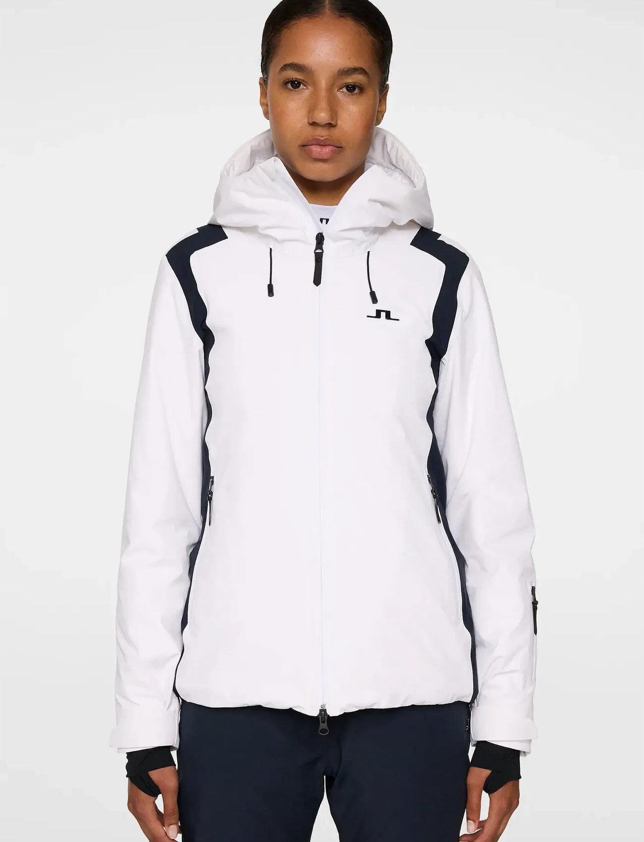 J. Lindeberg Elma Jacket, S, White, Sport Jackets > Sport Ski Jackets, Dame