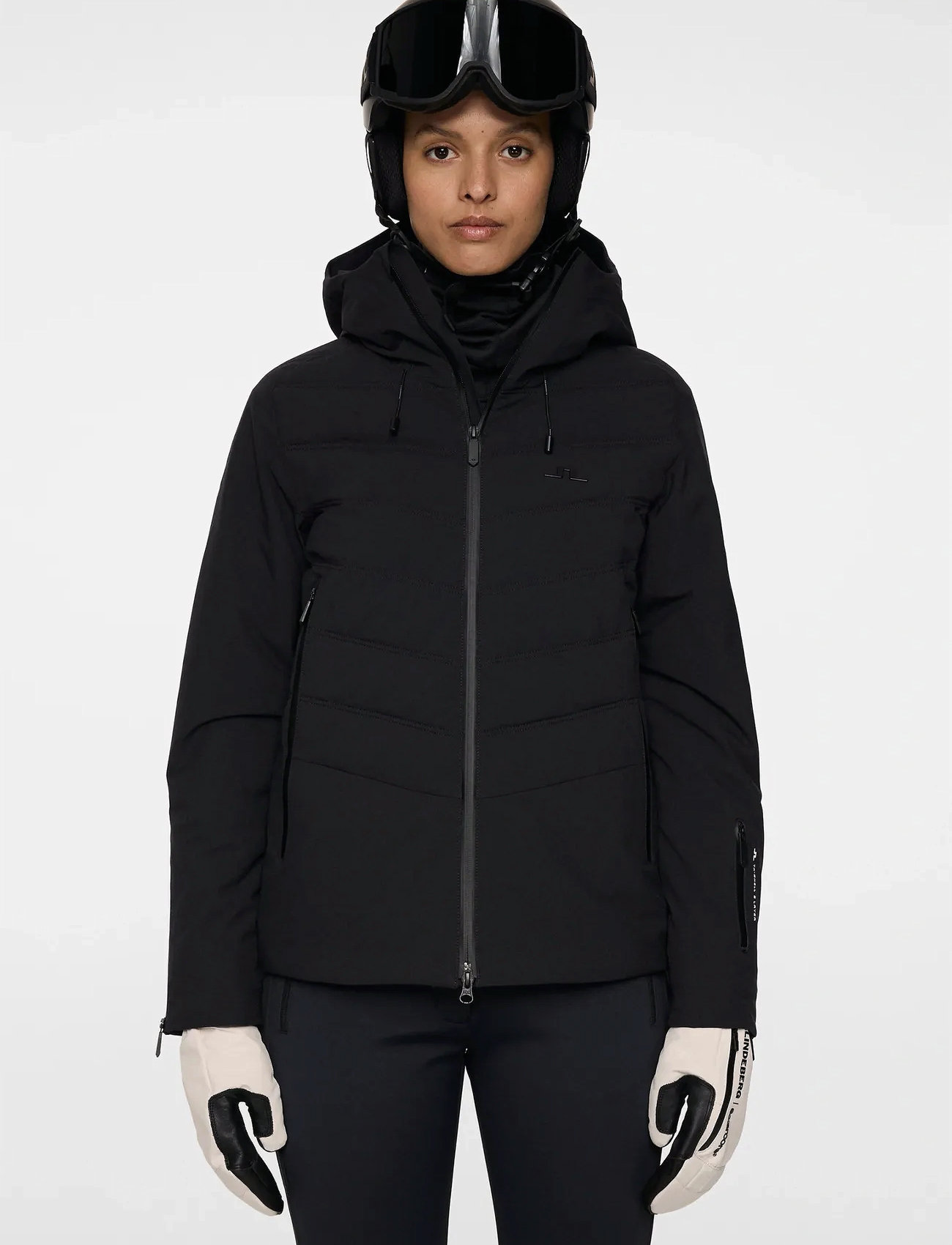 J. Lindeberg Hedwig Jacket, M, Black, Sport Jackets > Sport Ski Jackets, Dame