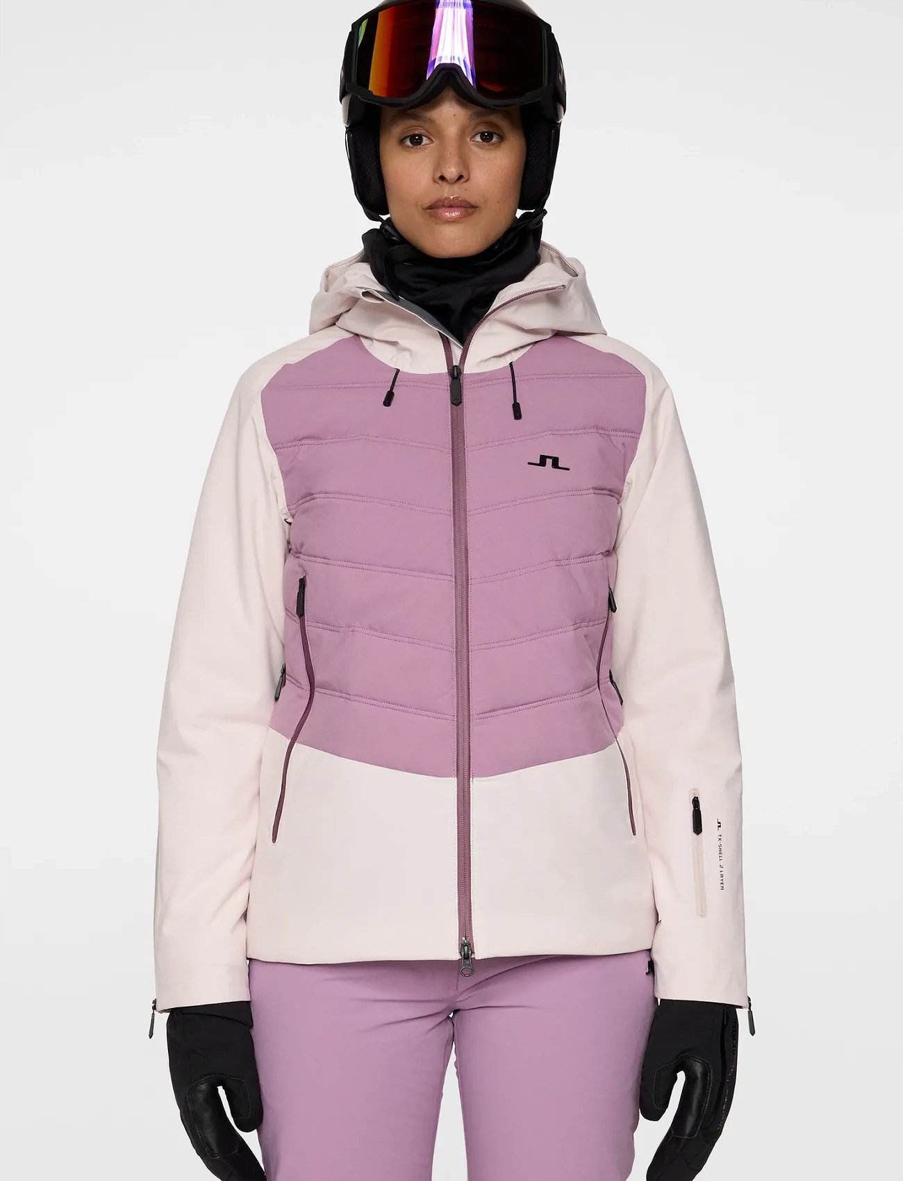 J. Lindeberg Hedwig Jacket, L, Pink, Sport Jackets > Sport Ski Jackets, Dame