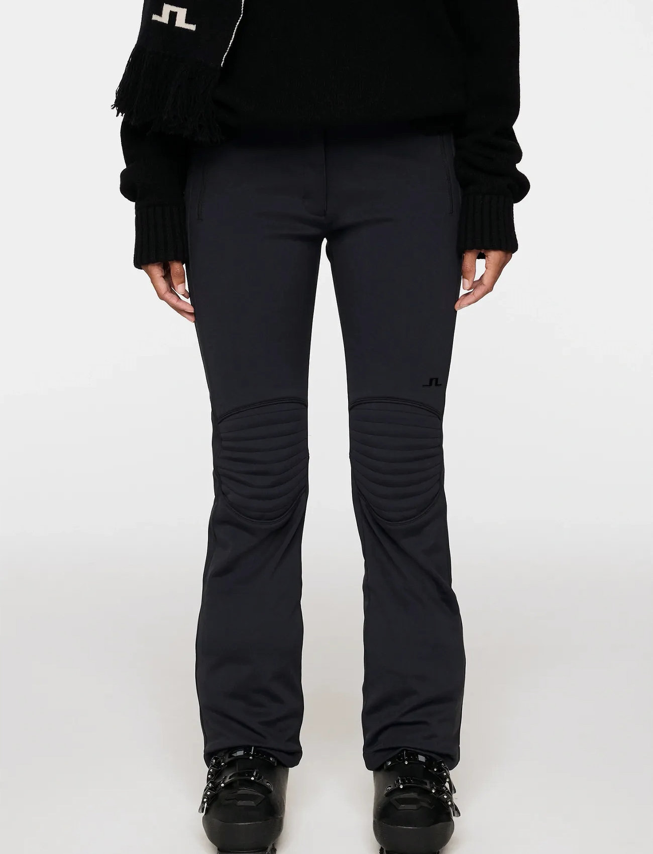 J. Lindeberg W Stanford Softshell Ski Pant, XL, Black, Sport Overtøj > Sport Ski Pants, Dame