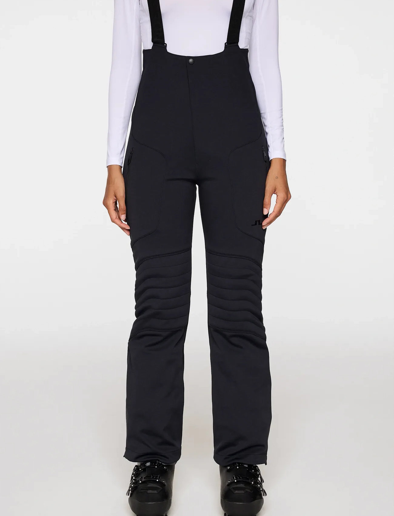 J. Lindeberg W Stanford Pro Bib Ski Pant, L, Black, Sport Overtøj > Sport Ski Pants, Dame