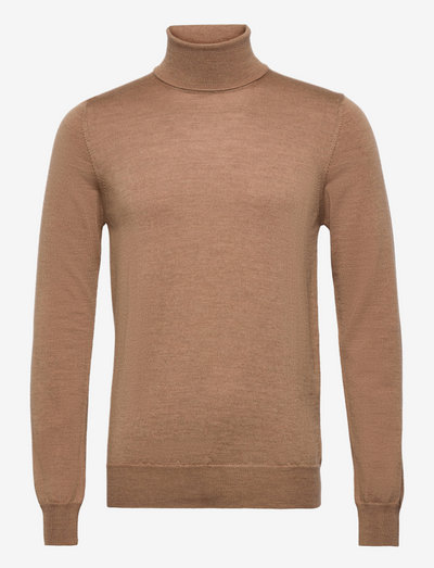 Lyd Merino Turtleneck Sweater - col roulé - tiger brown