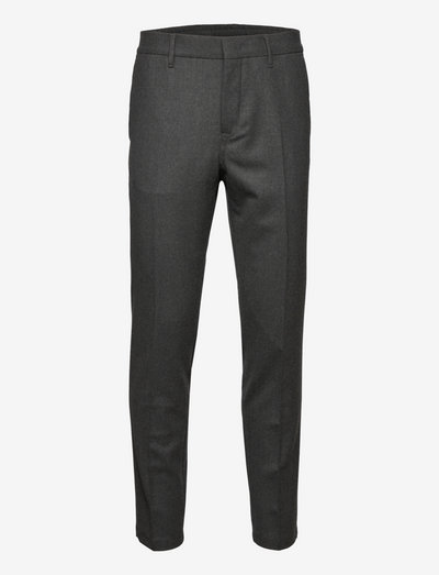 Sasha Commuter Wool Pants - pantalons habillés - dark grey melange