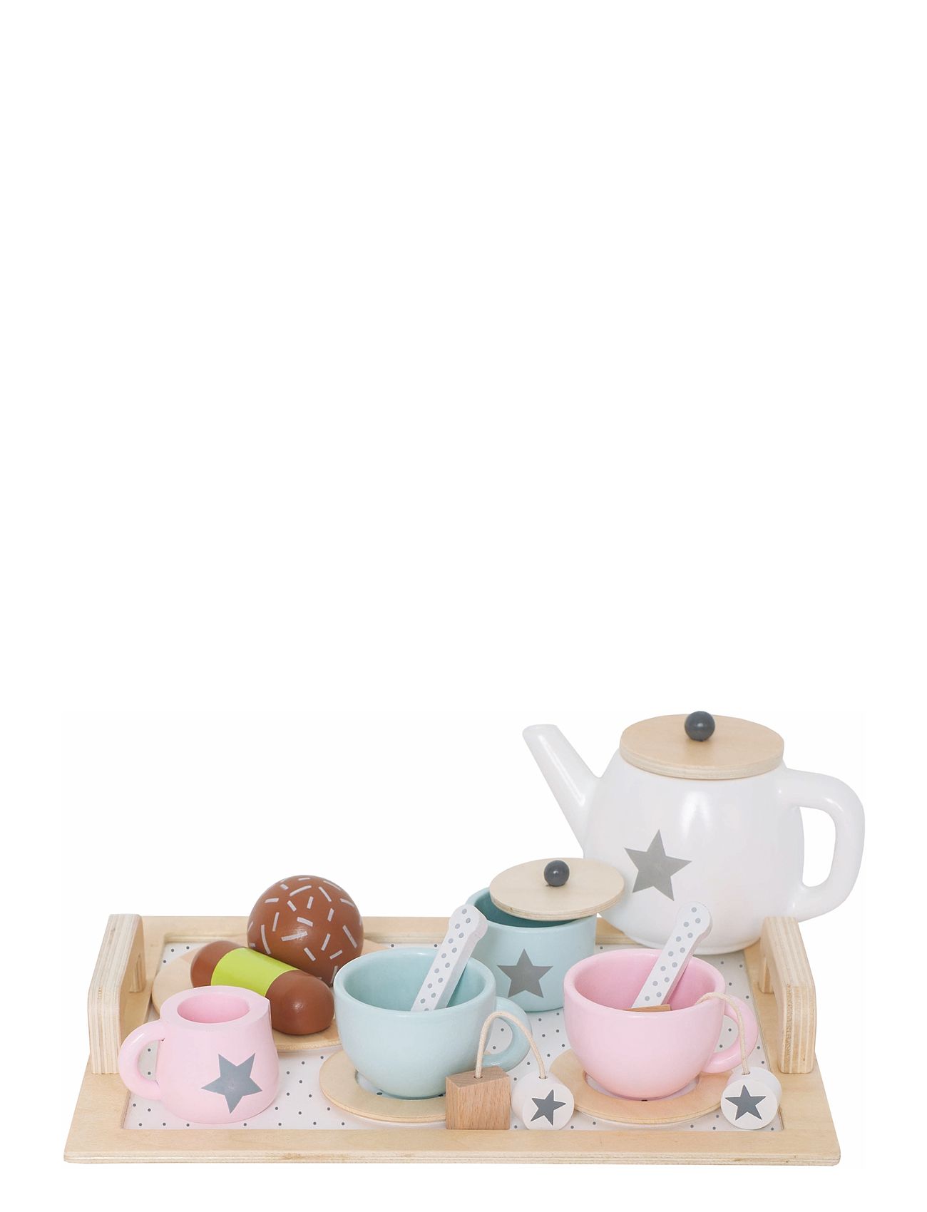 Afternoon Tea Toys Toy Kitchen & Accessories Coffee & Tea Sets Multi/patterned JaBaDaBaDo