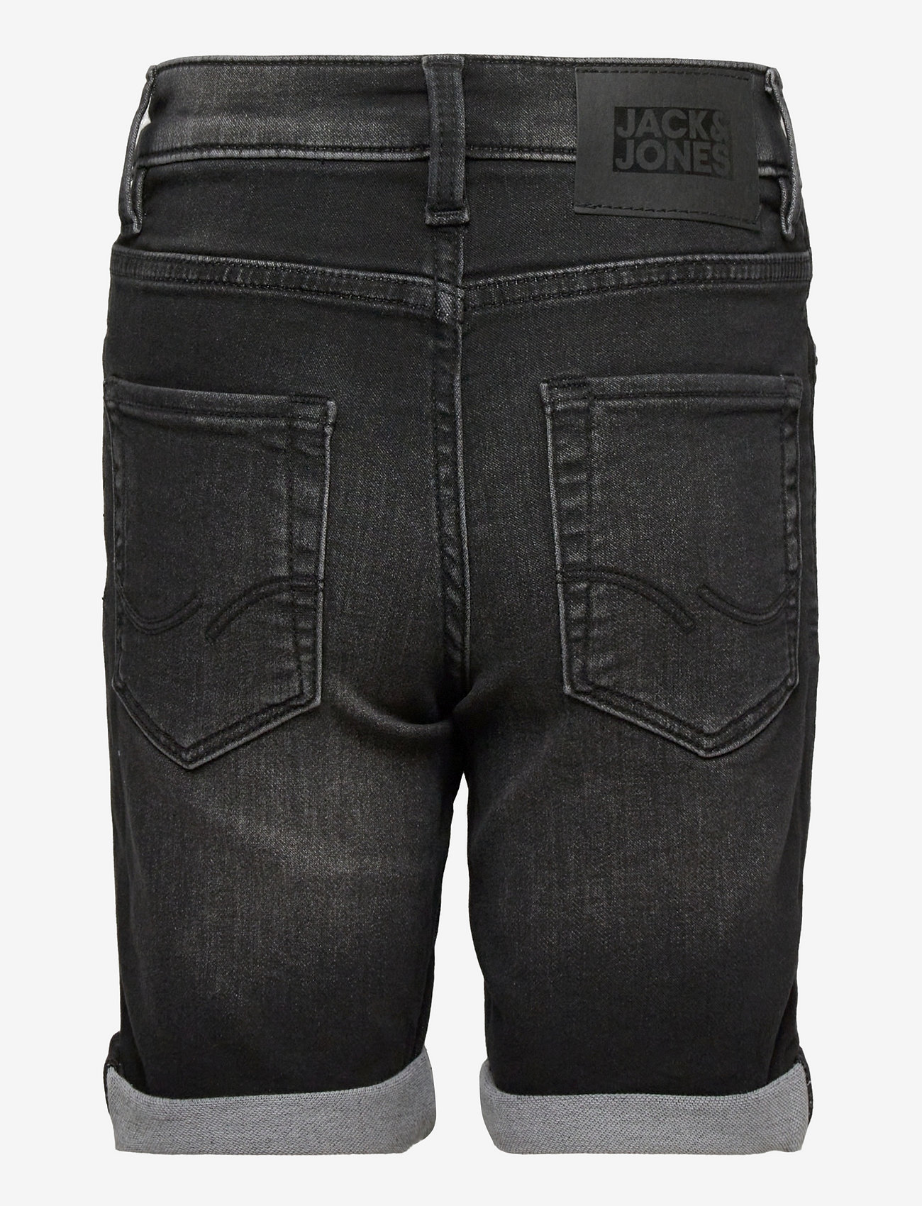 Short Jean Stretch Jack & Jones JJIRICK - Coupe Droite - Denim Noir/bleu - Tailles S à XXL - Coton Recyclé