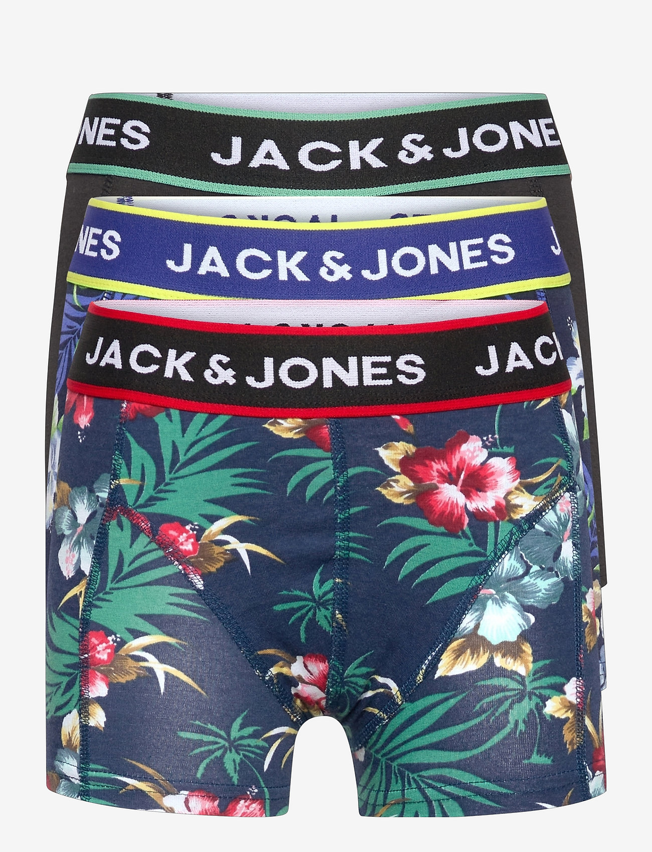 Jack & Jones Jacflower Trunks 3 Pack. Jr - Underwear | Boozt.com