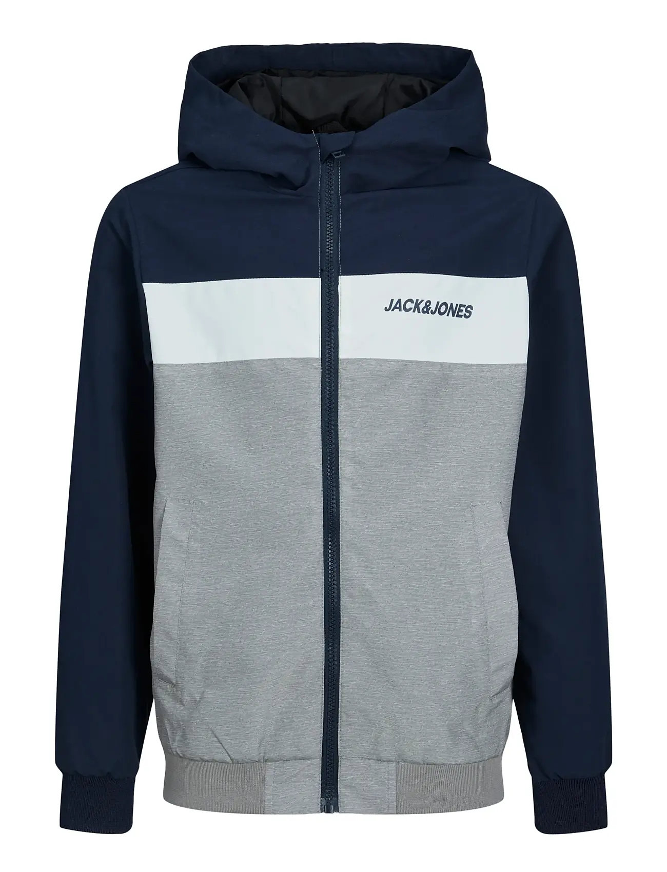 JACK & JONES Jjerush Blocking Hood Bomber Noos Jnr Patterned - 176 - Kinder