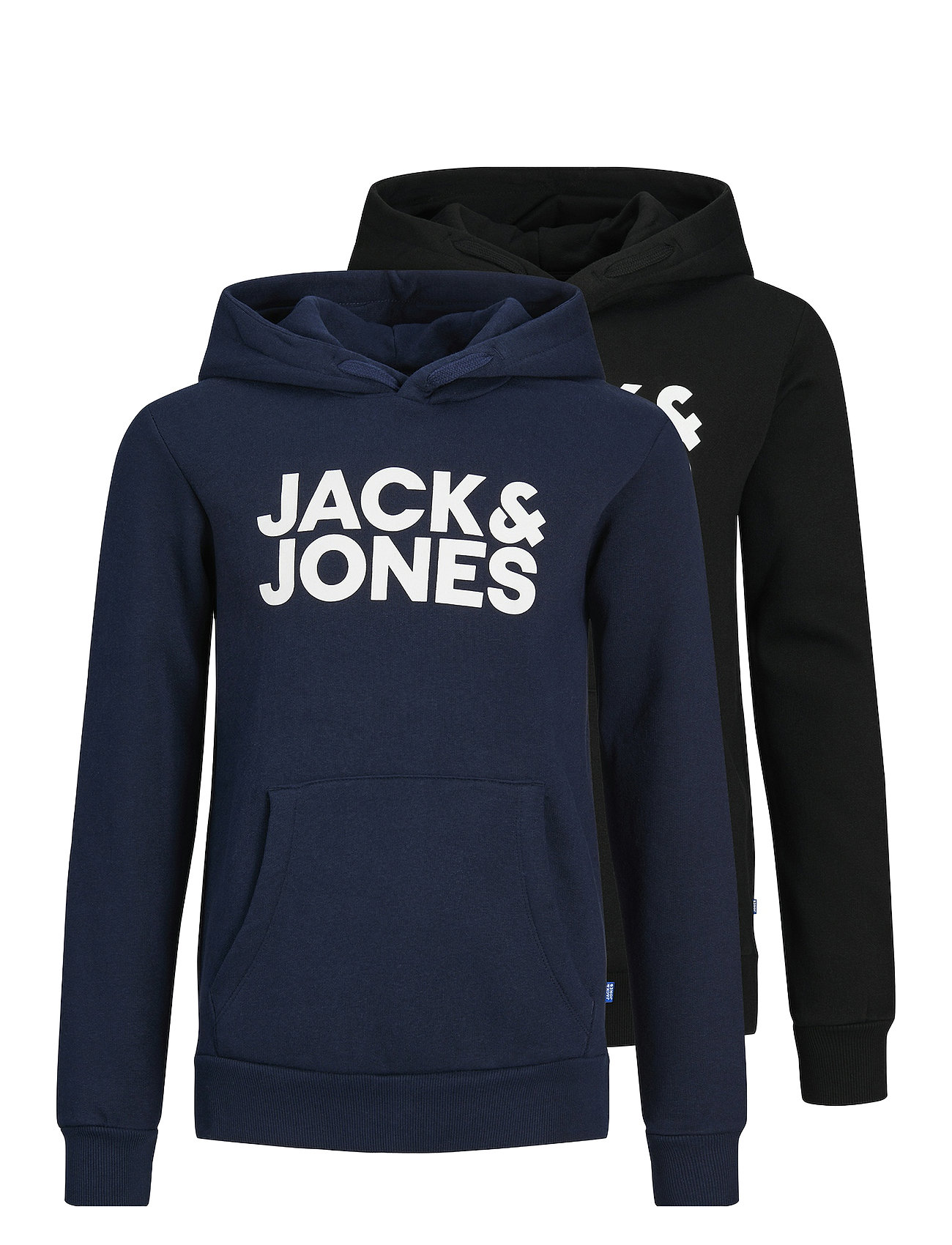 Jjecorp Logo Sweat Hood 2Pk Mp Noos Jnr Patterned Jack & J S 166420