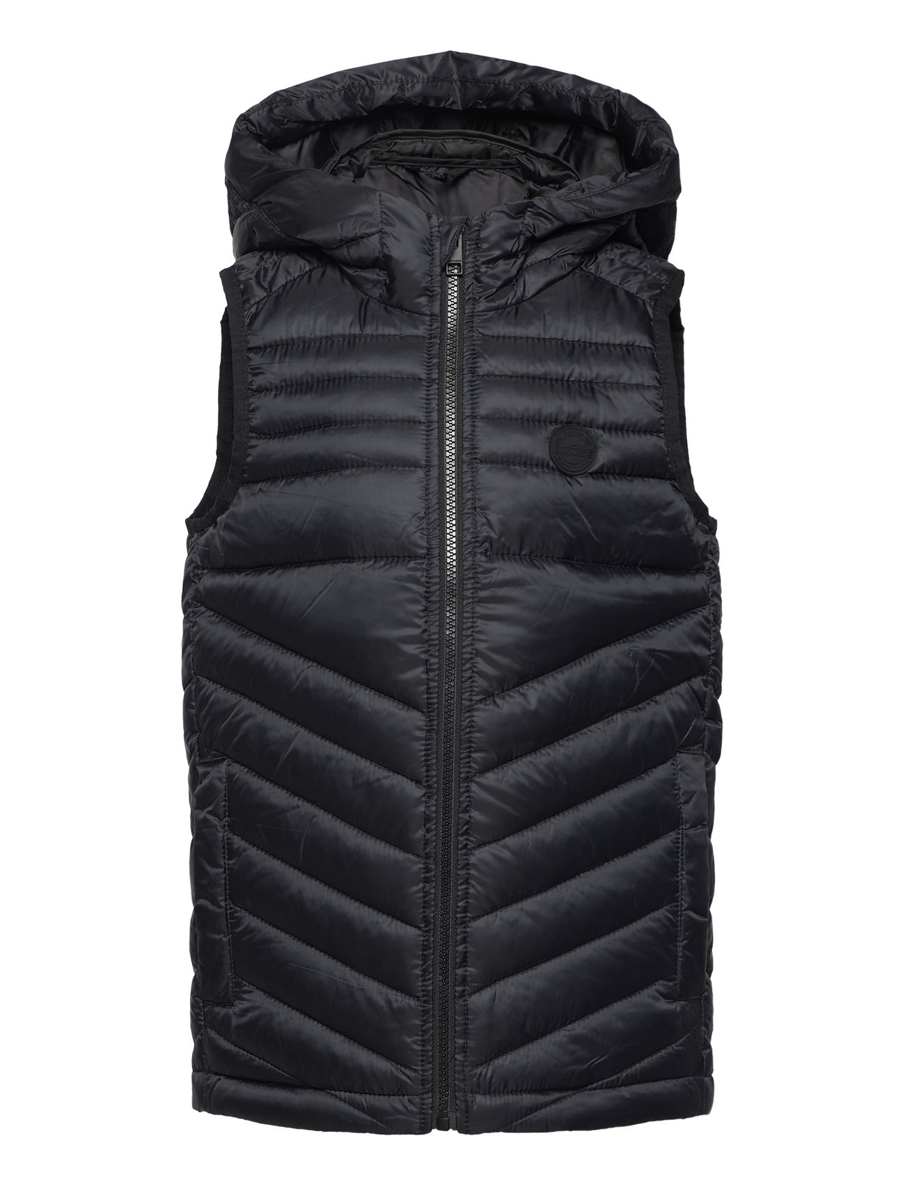 Jjehero Bodywarmer Hood Sn Jnr Black Jack & J S