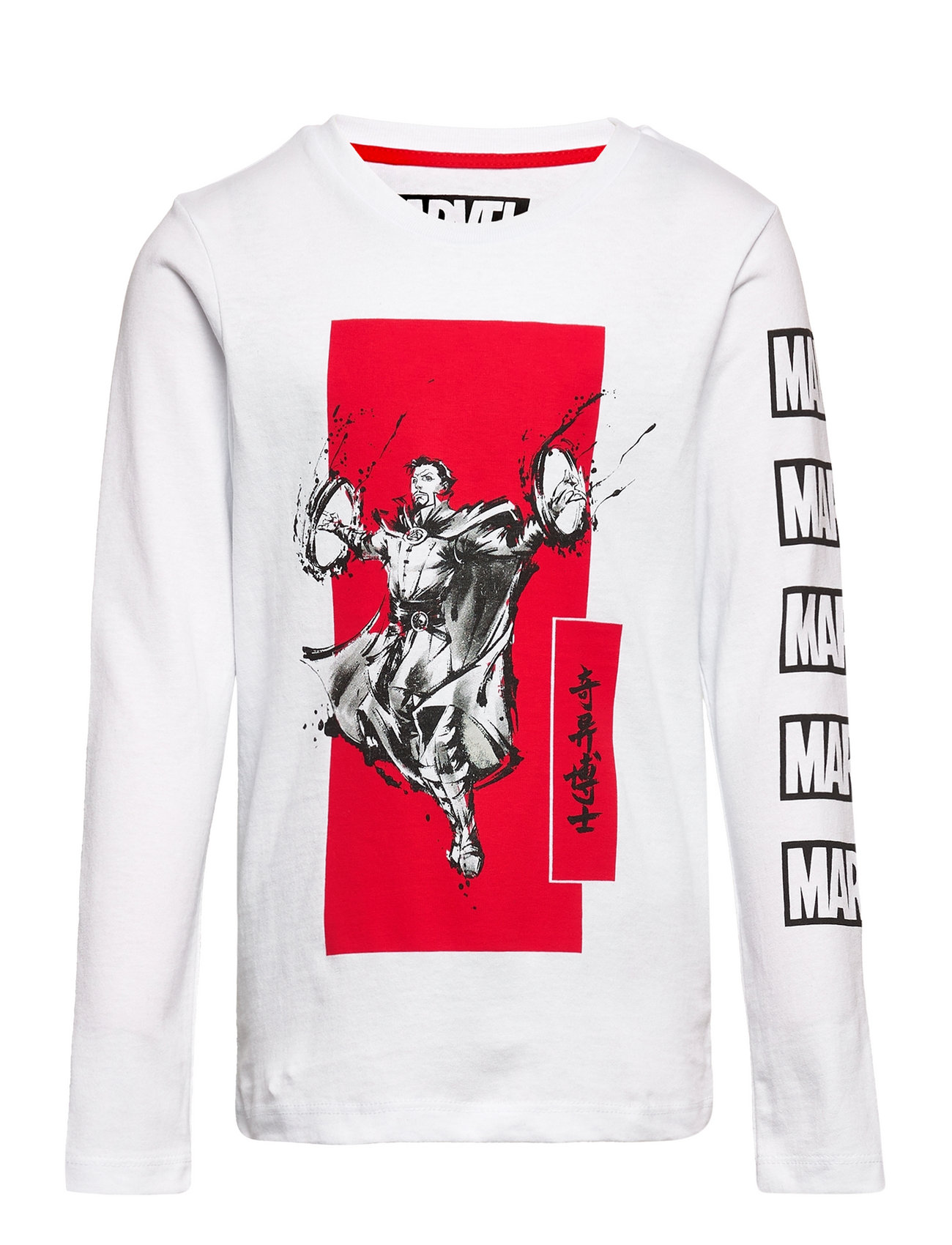 Jcomarvel Tee Ls Crew Neck Jnr White Jack & J S
