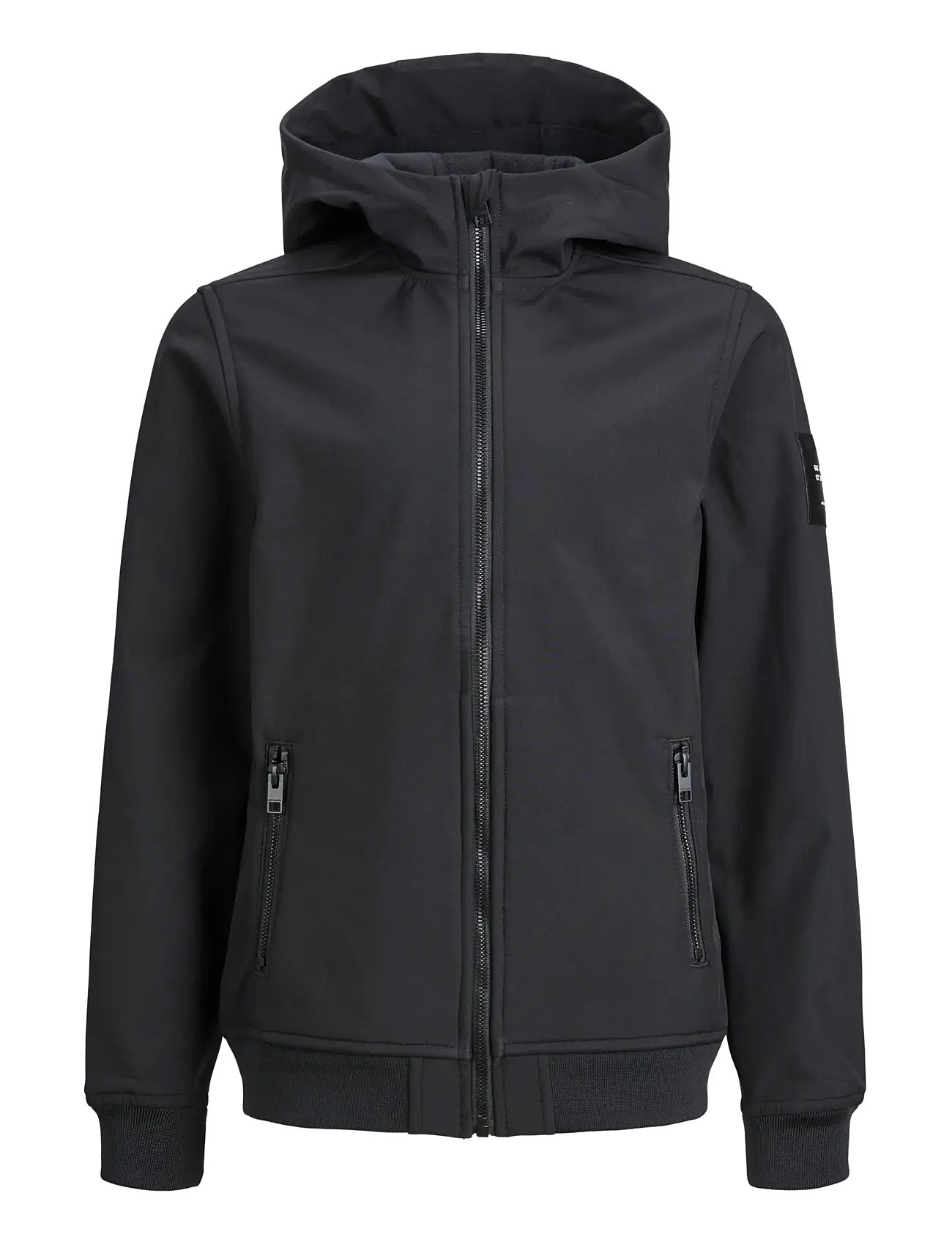JACK & JONES Jjebasic Softshell Hood Noos Jnr Grau - 128 - Kinder