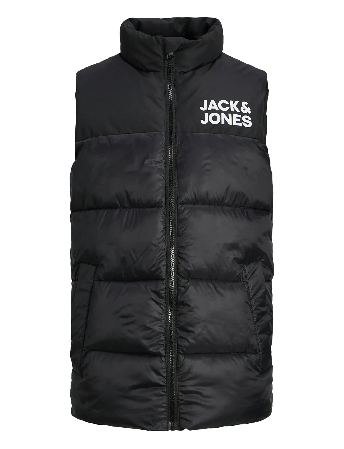 Jjetoby Bodywarmer Collar Sn Jnr Fôret Vest Black Jack & J S