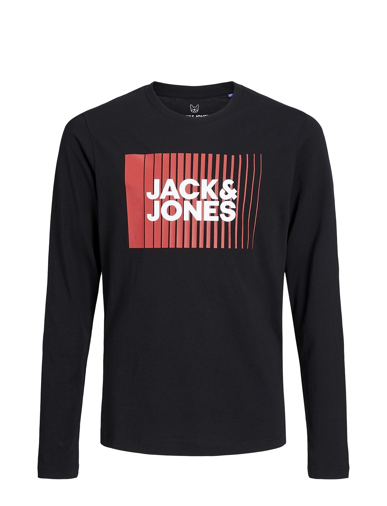 Jjecorp Logo Tee Play Ls O-Neck Noos Jnr Black Jack & J S