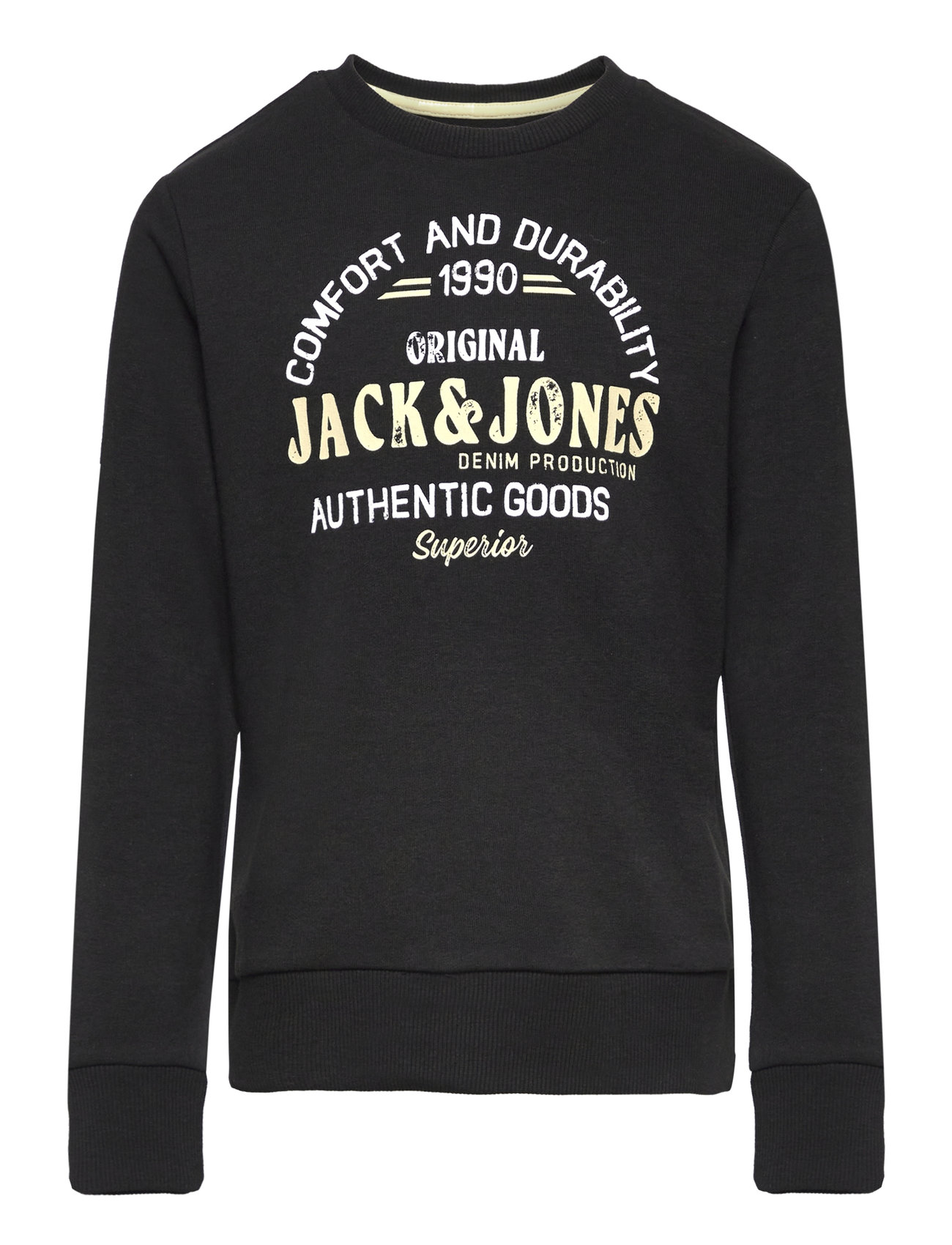 Jjminds Sweat Crew Neck Jnr Black Jack & J S