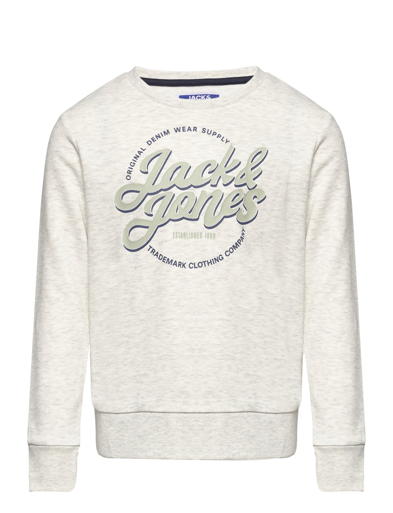 Jjminds Sweat Crew Neck Jnr Grey Jack & J S