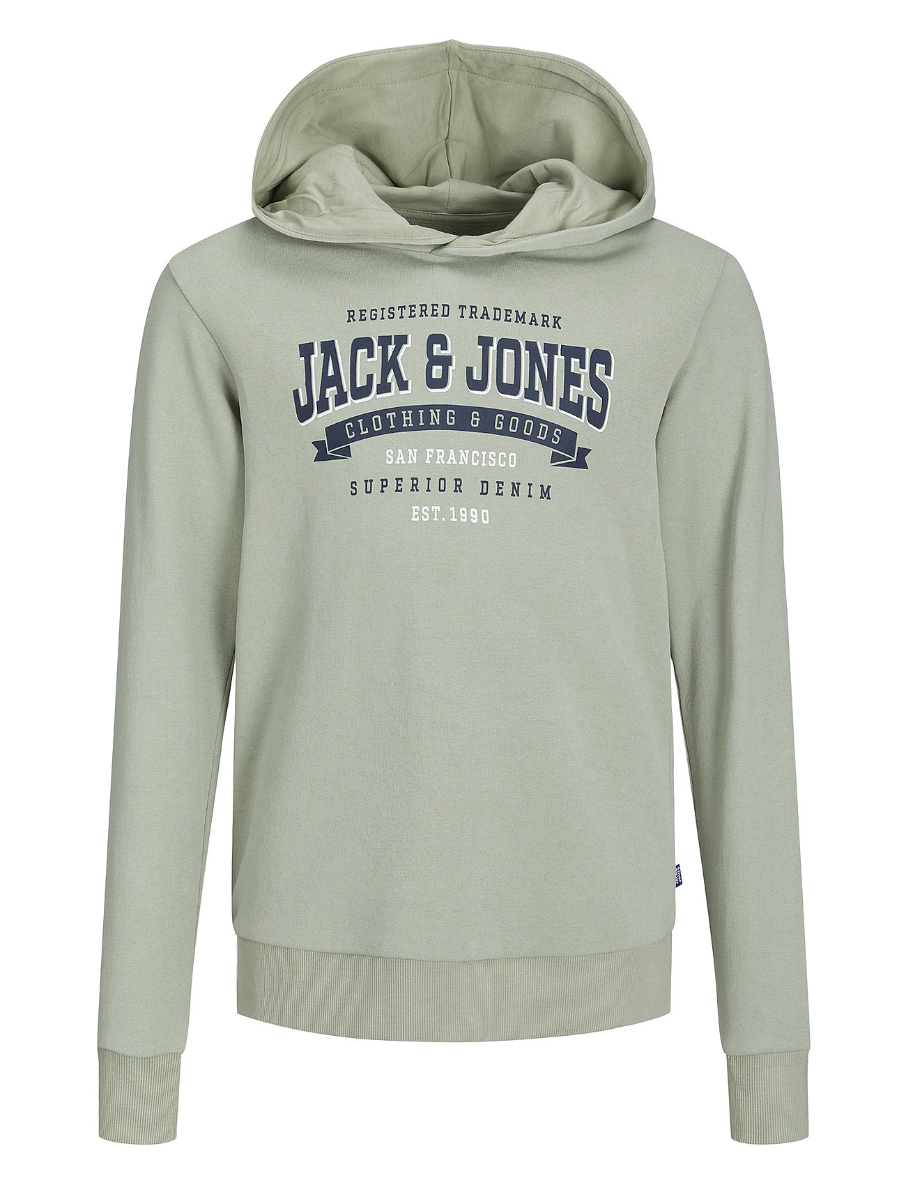 Jjelogo Sweat Hood 2 Col 23/24 Sn Mni Green Jack & J S