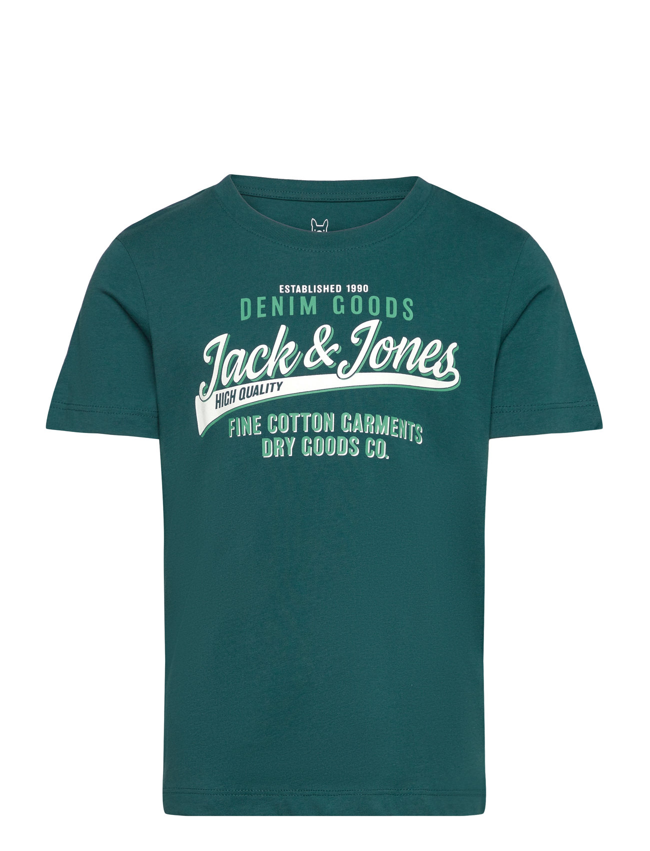 Jjelogo Tee Ss Ck 2Col 24/25 Noos Mni Green Jack & J S