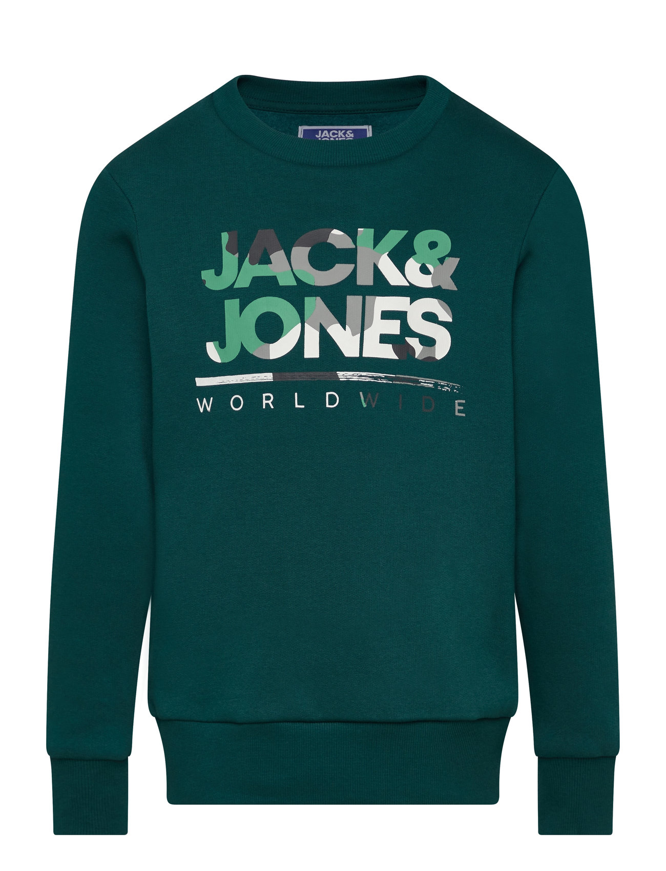Jjluke Sweat Crew Neck Jnr Green Jack & J S