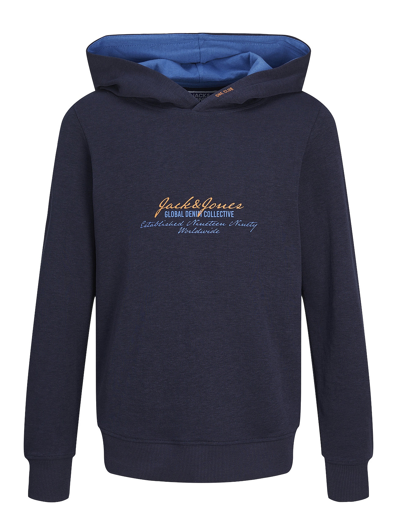 Jjgreat B2S Logo Sweat Hood Mni Navy Jack & J S