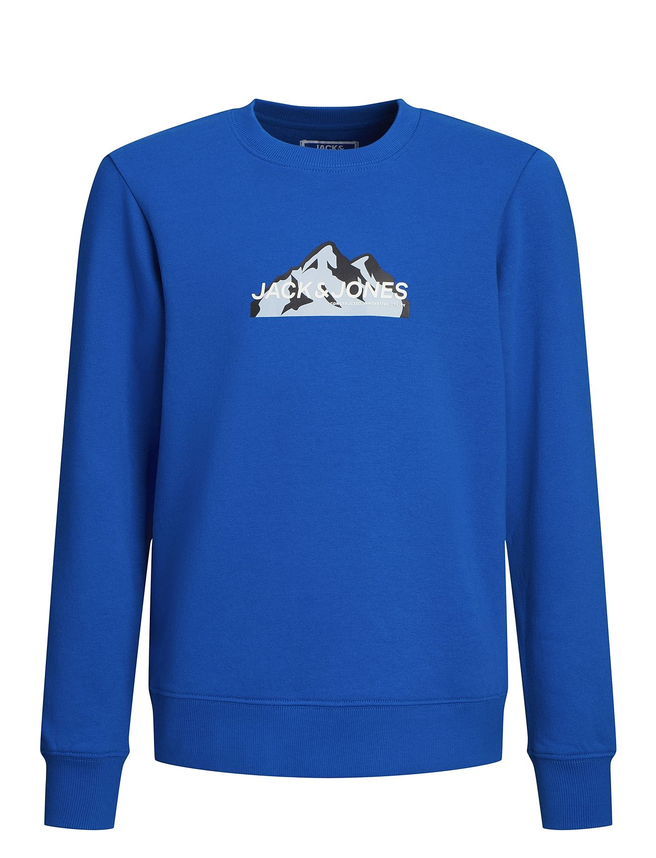 Jcomountain Logo Sweat Crew Neck Sn Jnr Blue Jack & J S