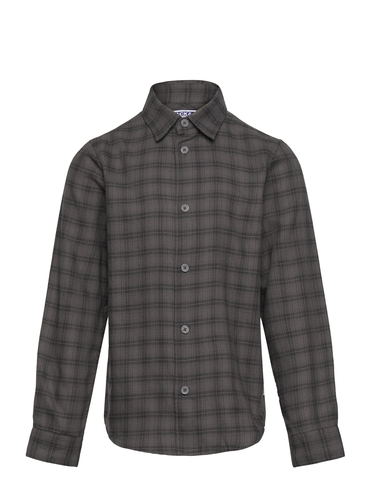 Jcocharlie Check Shirt Ls Jnr Grey Jack & J S
