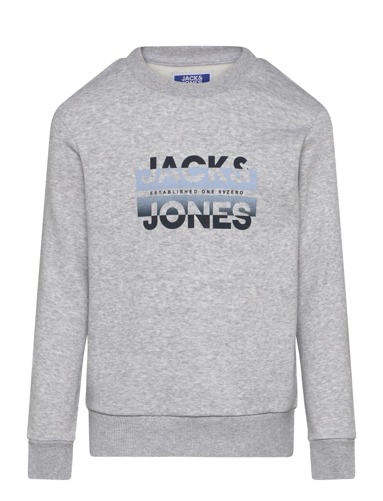 Jcoray Color Sweat Crew Neck Fst Jnr Grey Jack & J S 175328