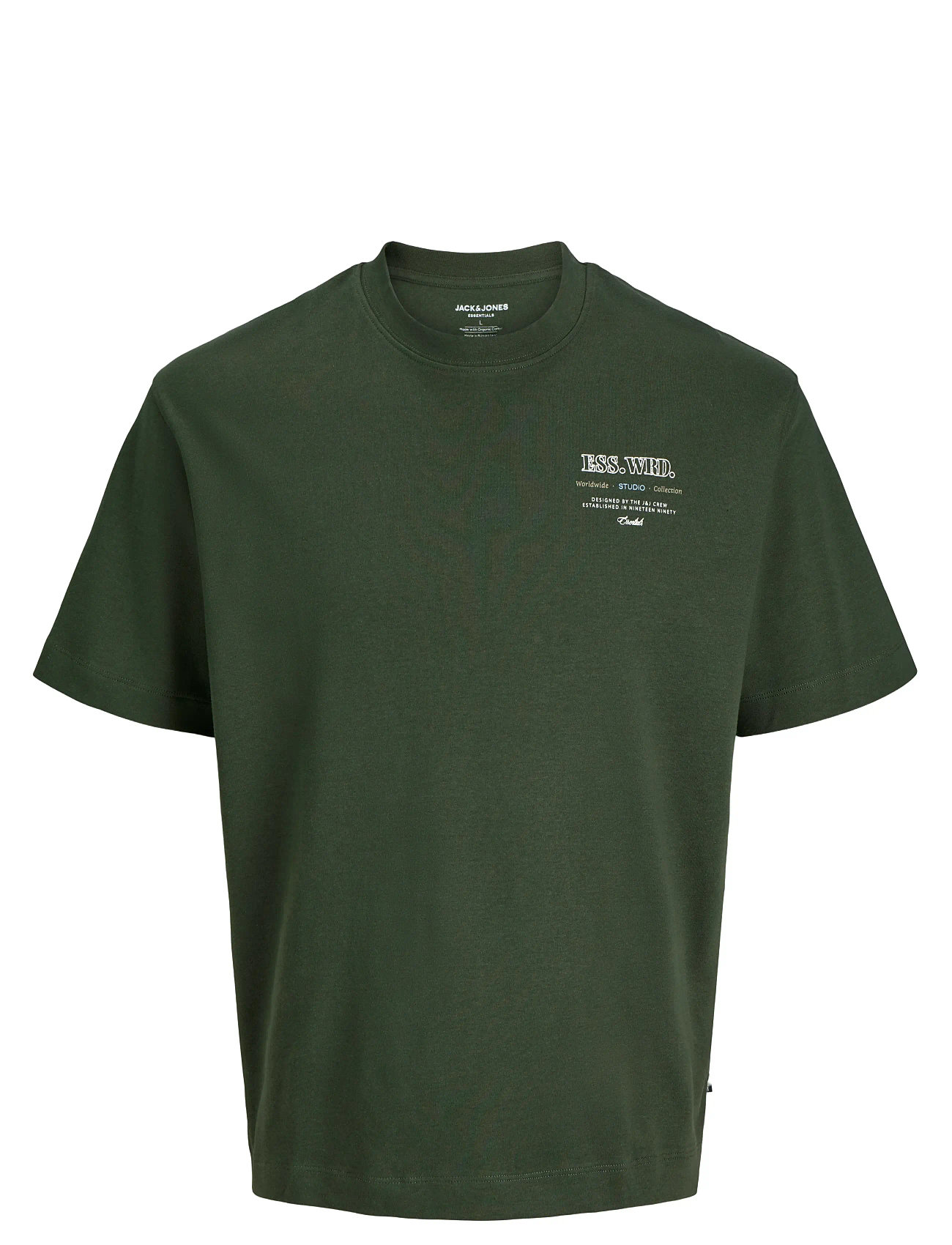 JACK & JONES Jjeurban Edge Studio Tee Ss O-Neck Jnr Grün - 140 - Kinder