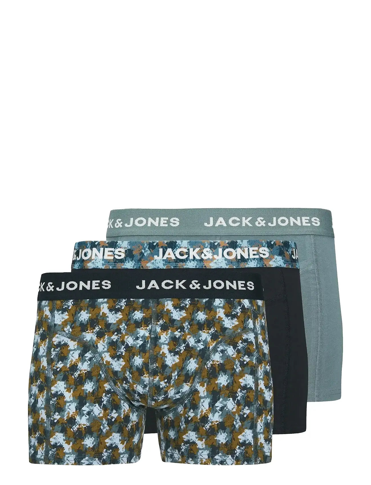 Jack & Jones Jacethan Trunks 3 Pack Jnr, 176, Navy, Undertøj > Underbukser, Børn