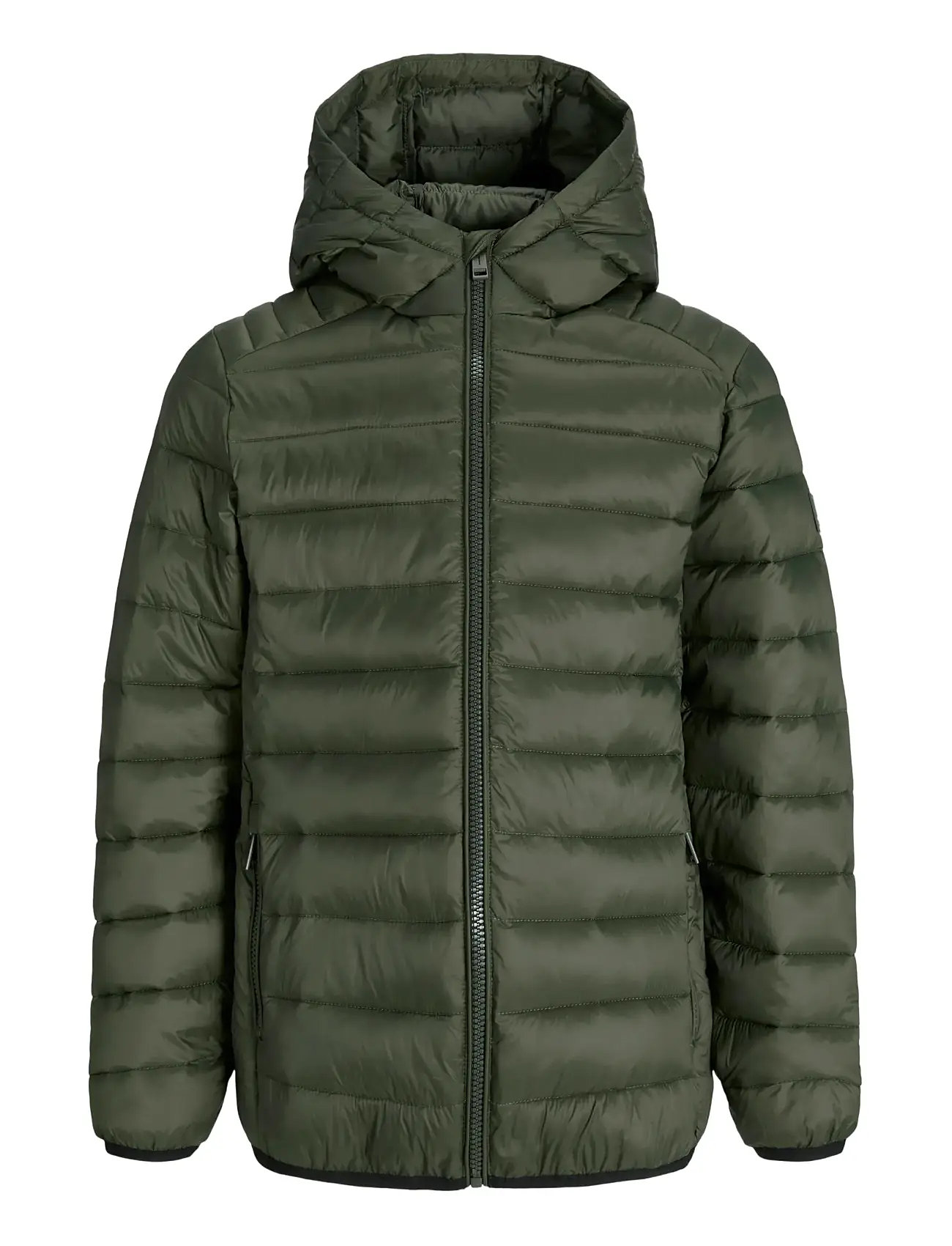 JACK & JONES Jjebradley Hell Puffer Hood Jnr Khaki - 176 - Kinder