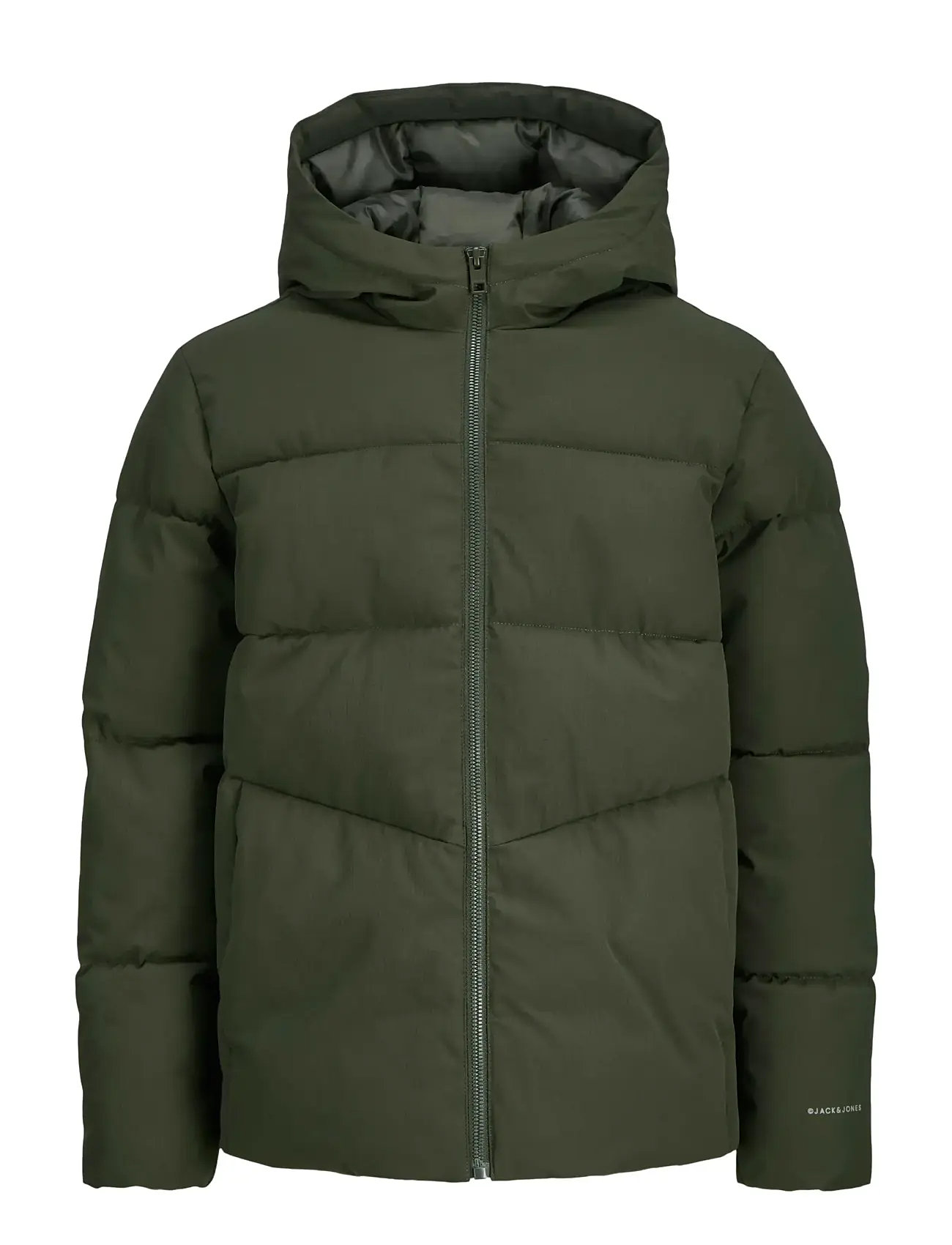 JACK & JONES Jjglobal Puffer Jacke Jnr Grün - 152 - Kinder
