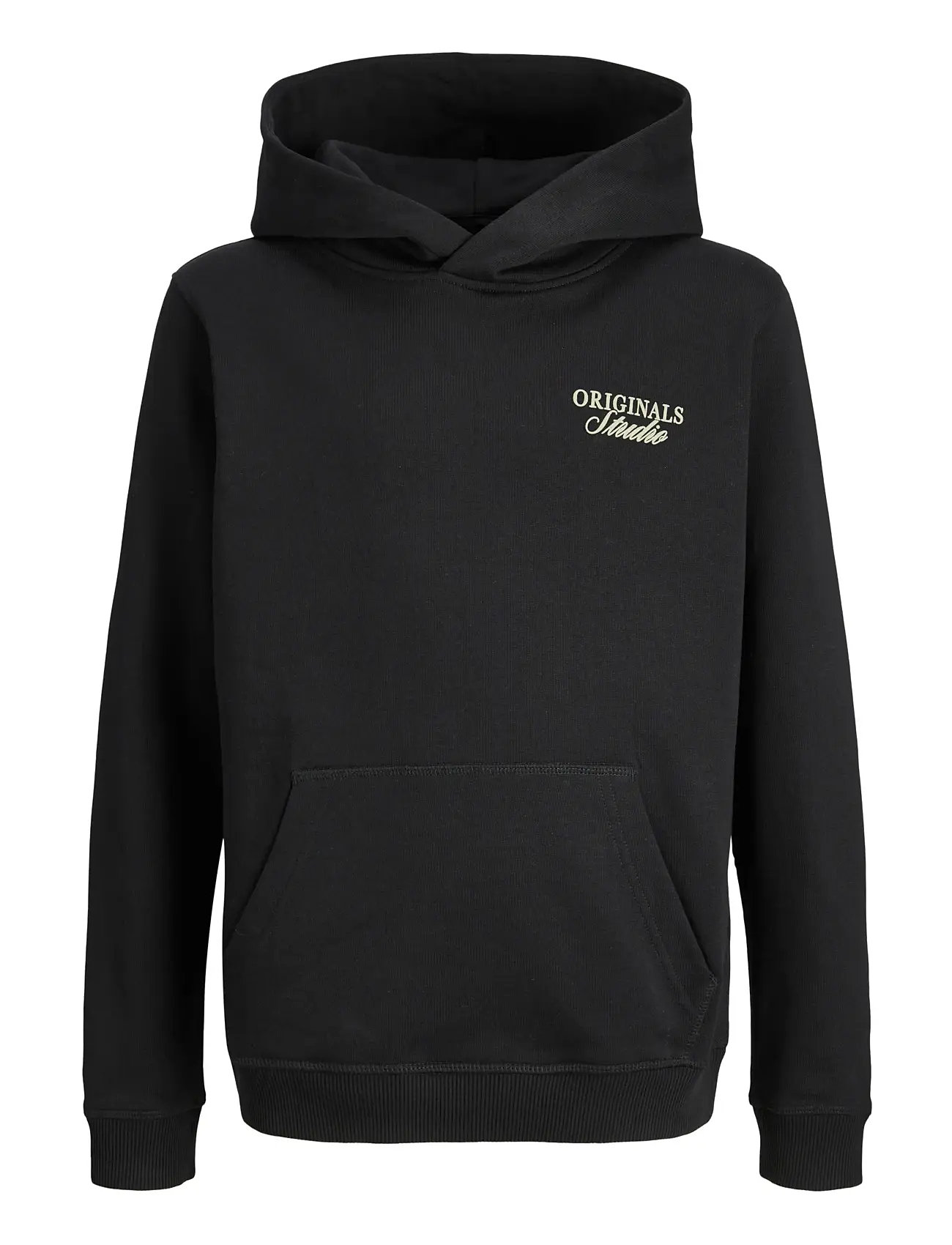 JACK & JONES Jornorrebro Typo Back Sweat Hood Sn Jnr Schwarz - 128 - Kinder