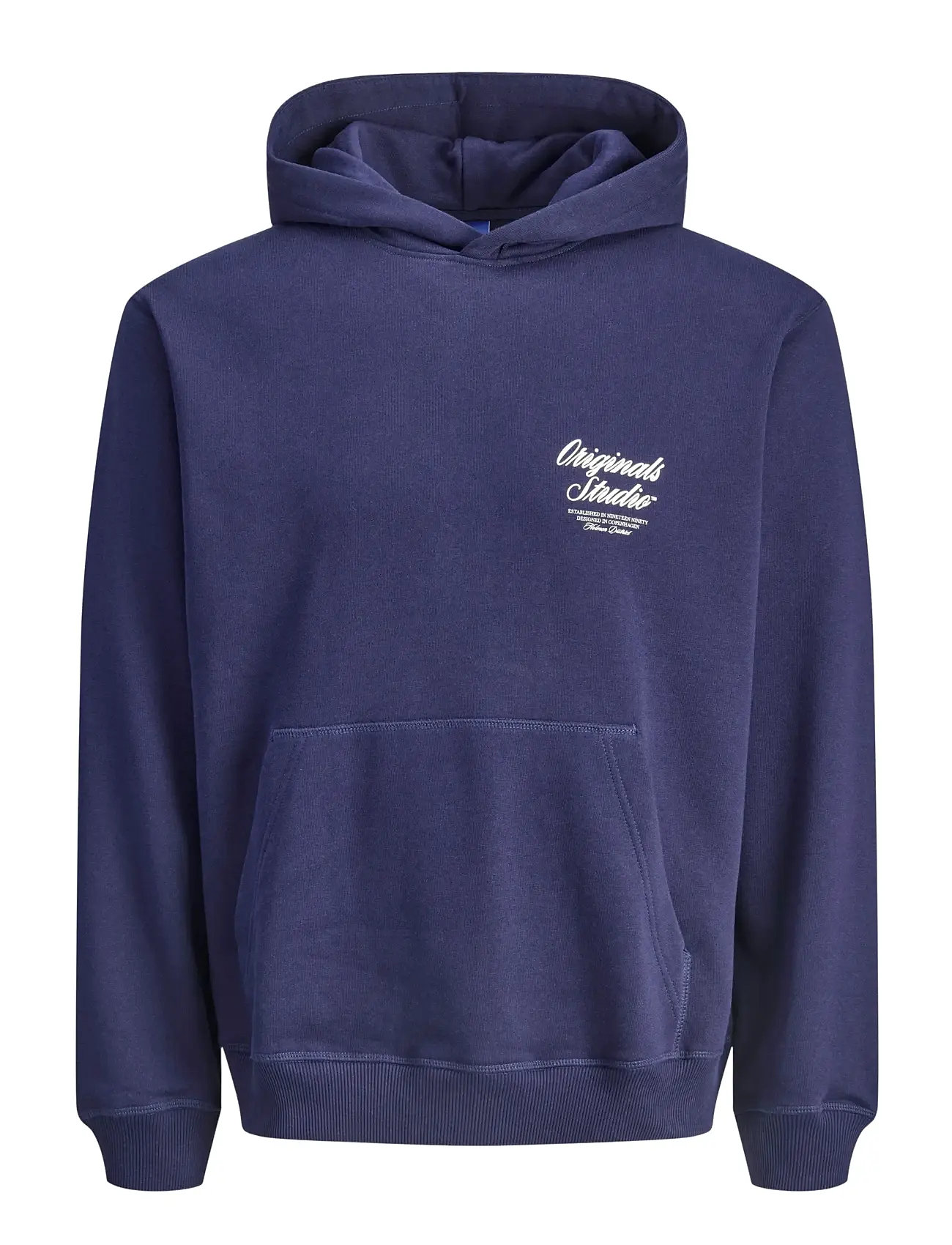 JACK & JONES Jornorrebro Typo Back Sweat Hood Sn Jnr Navy - 164 - Kinder