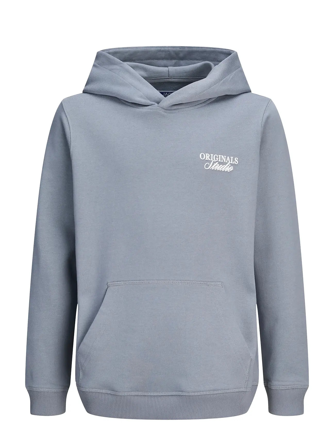 JACK & JONES Jornorrebro Typo Back Sweat Hood Sn Jnr Grau - 164 - Kinder