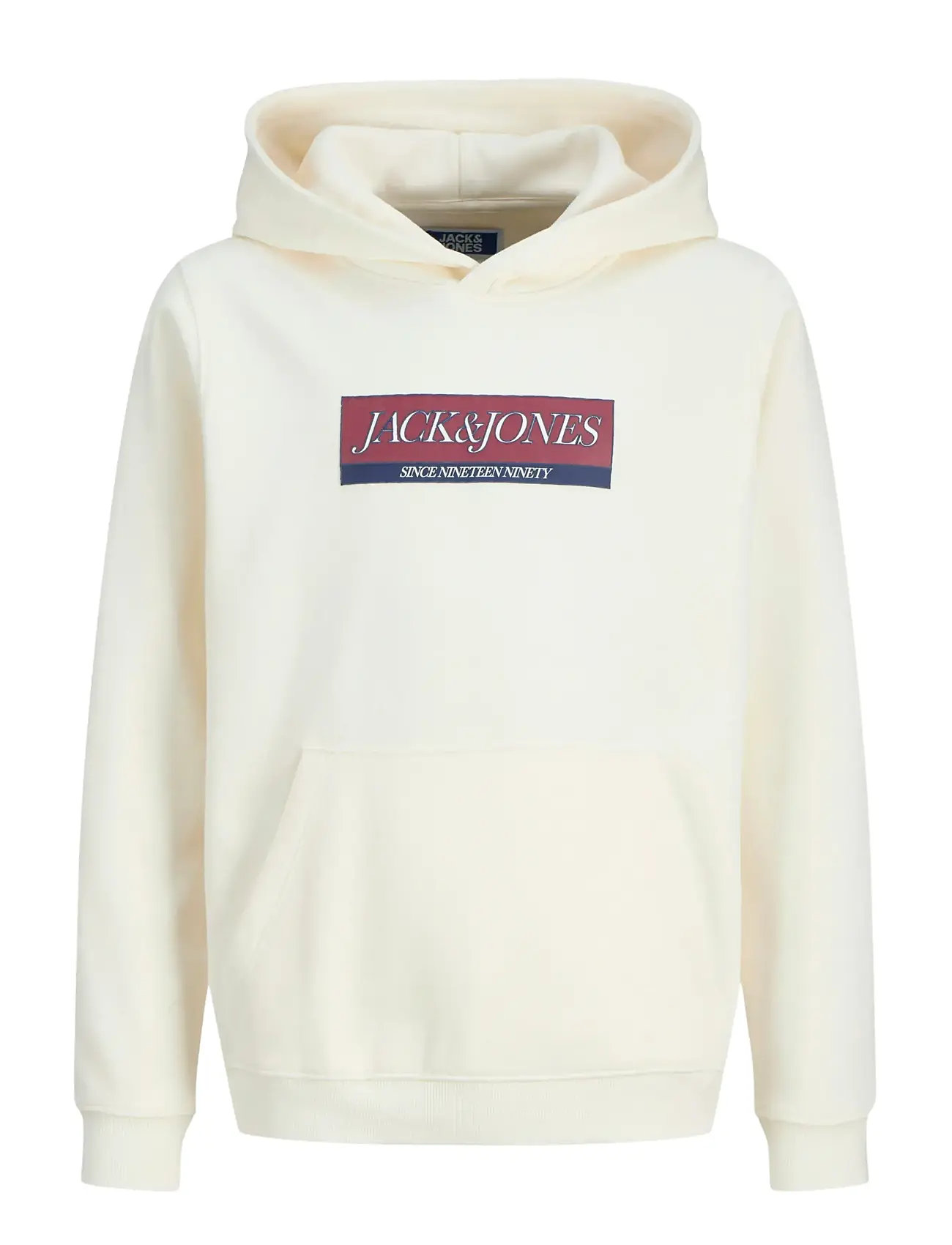 JACK & JONES Jorinwood Block Branding Sweat Noos Jnr Cream - 164 - Kinder