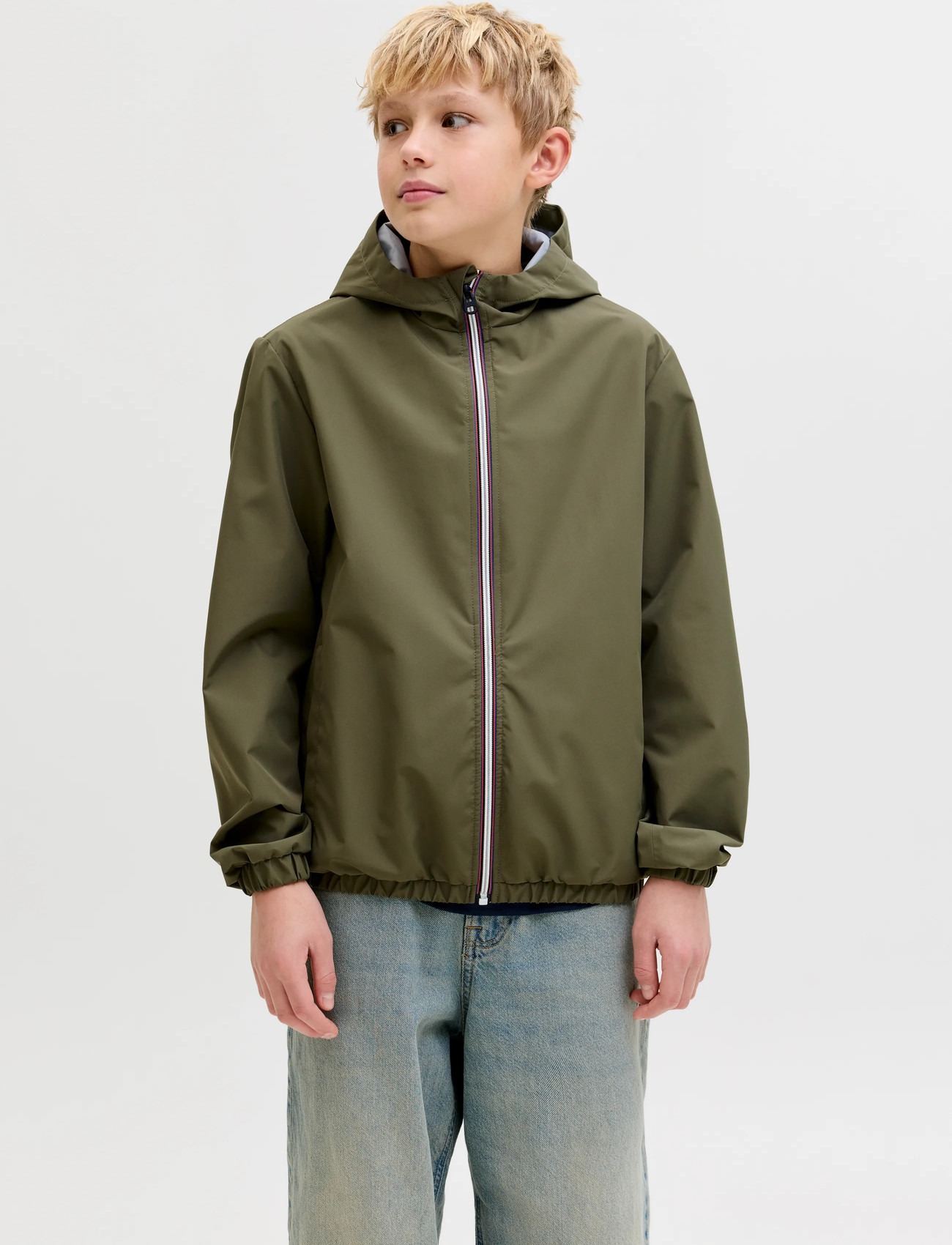 Jack & Jones Jjjake Light Jacket Jnr, 152, Green, Jakker & Frakker > Lette Jakker, Børn