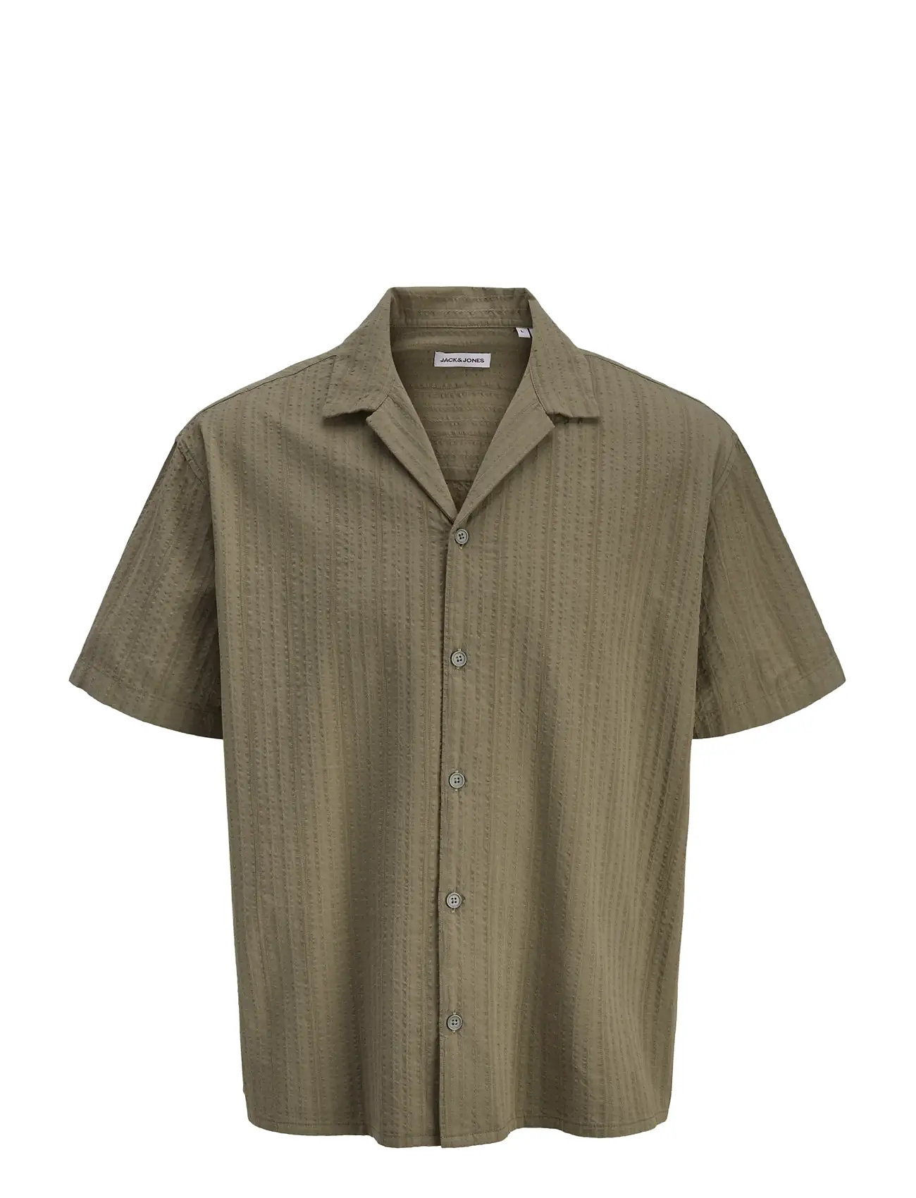 JACK & JONES Jjetyson Resort Shirt Ss Jnr Khaki - 164 - Kinder