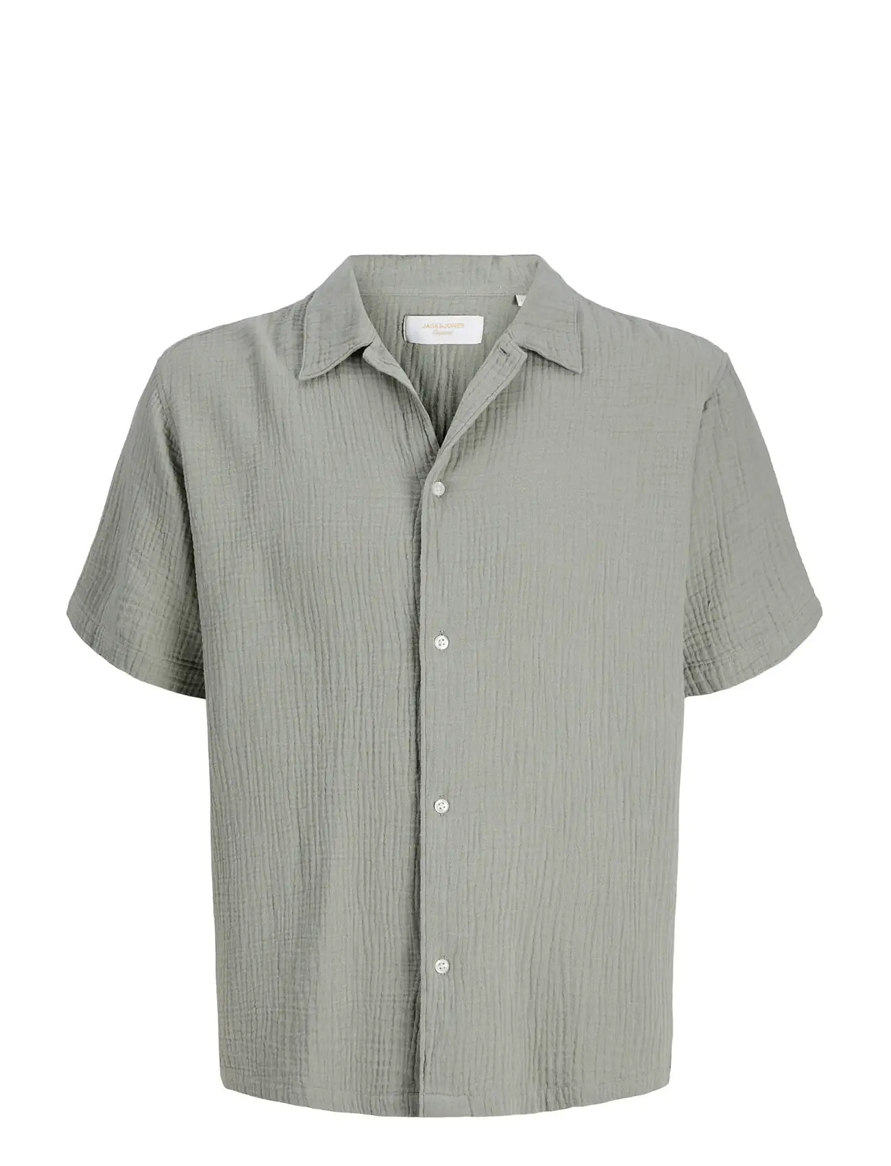 JACK & JONES Jornantucket Double Cloth Shirt Ss Mni Khaki - 98 - Kinder