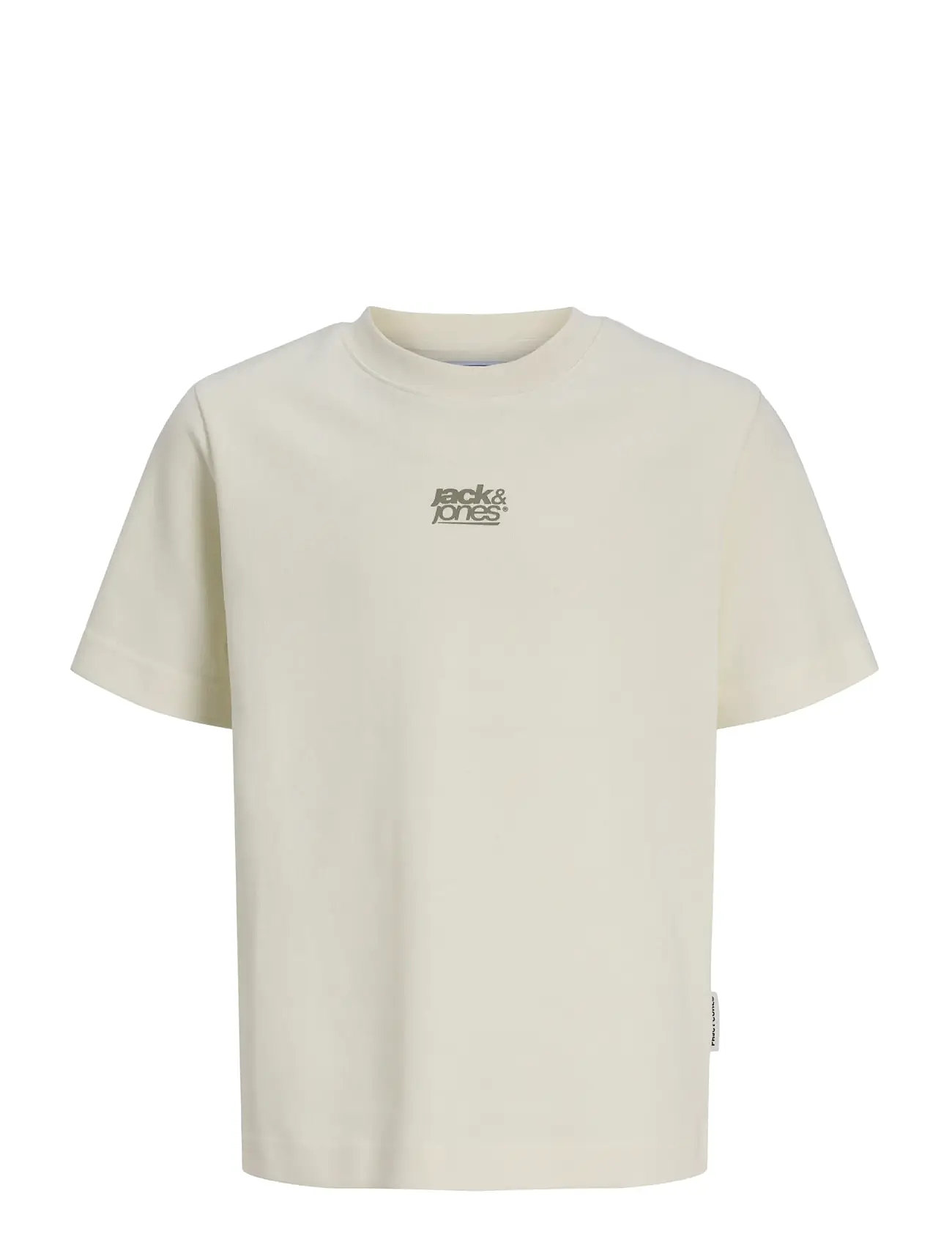 JACK & JONES Jcobreeze Back Print Tee Ss Cn Ea26 Jnr Cream - 176 - Kinder