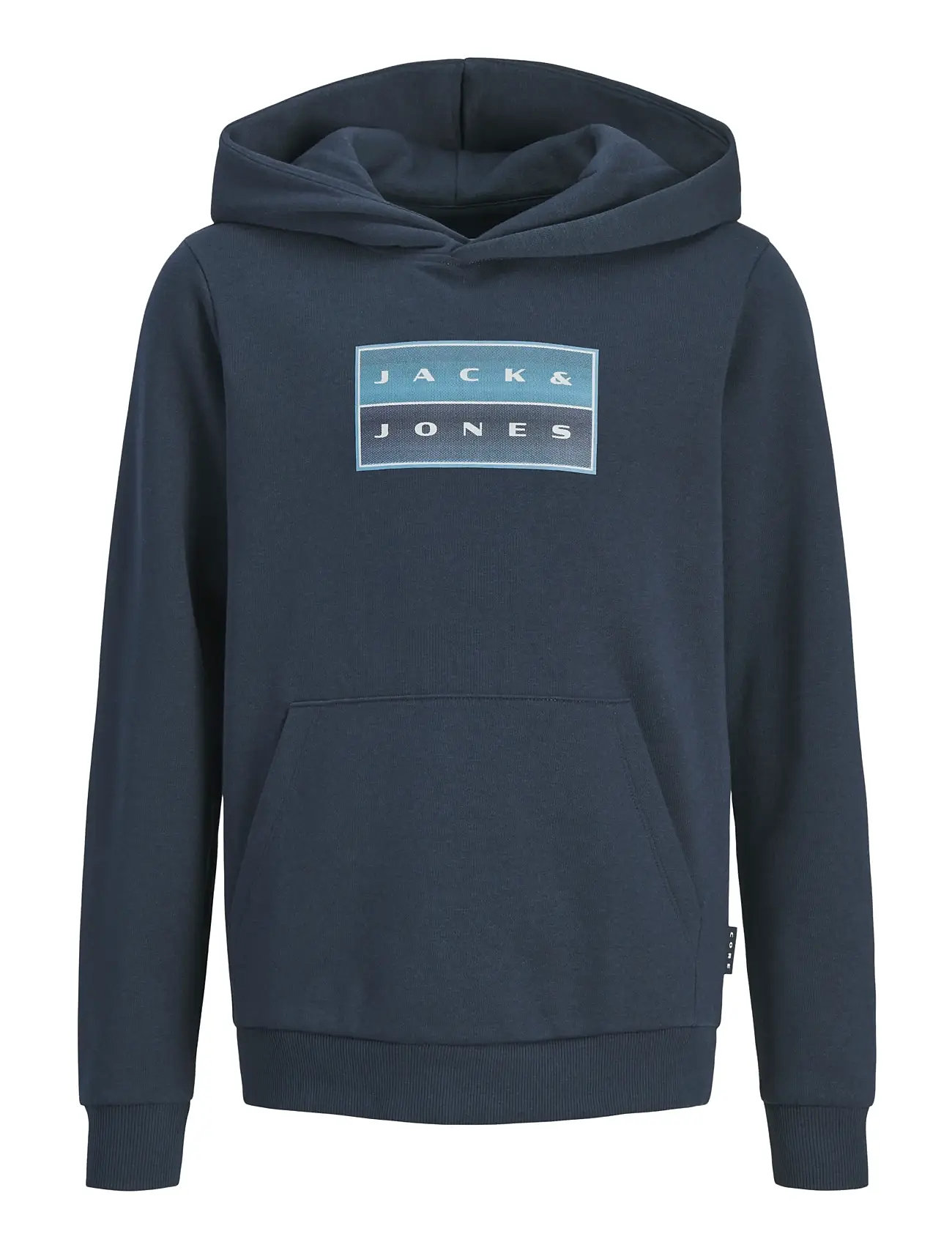 JACK & JONES Jcofusion Graphic Sweat Hood Unb Sn Jnr Navy - 164 - Kinder