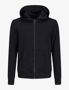 JJEBASIC SWEAT ZIP HOOD JR - hoodies - black