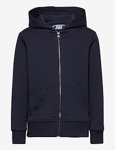 JJEBASIC SWEAT ZIP HOOD JR - hoodies - navy blazer