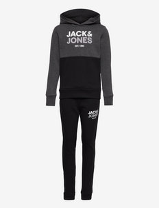 JJMILLER SWEAT TRACK SUIT SET PACK JR - treniņtērpi - dark grey melange