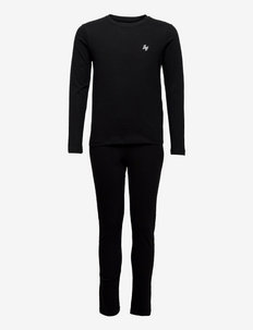 JACRICKO OT LW LS TEE & PANTS SET JR - sets with long-sleeved t-shirt - black