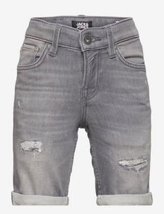 JJIRICK JJICON SHORTS GE 607 I.K JNR - korte jeansbroeken - grey denim