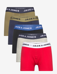 JACMARTY TRUNKS 5 PACK JNR - underpants - true red